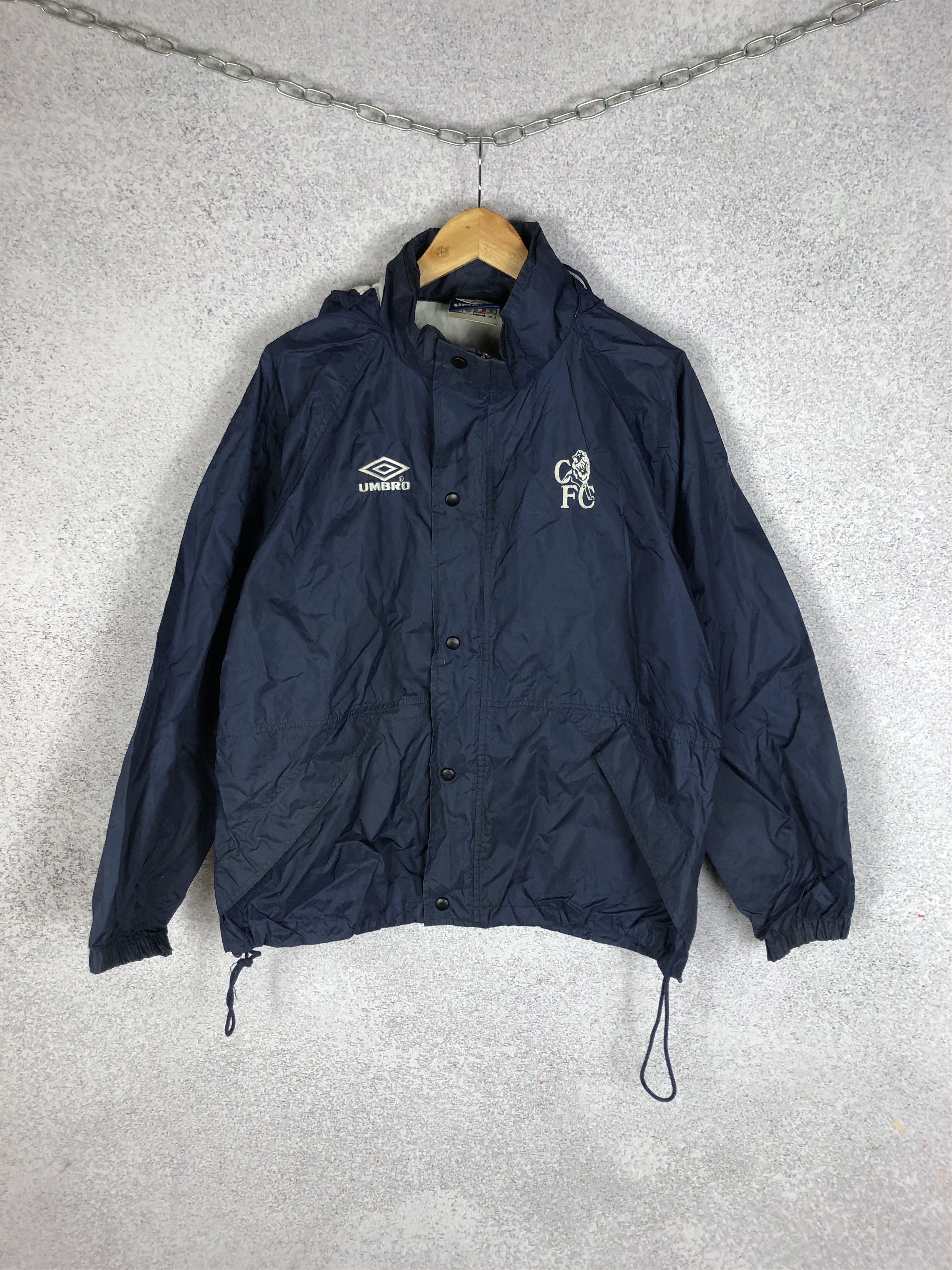 Umbro Vintage 90s FC Chelsea Umbro Nylon Jacket Soccer | Grailed