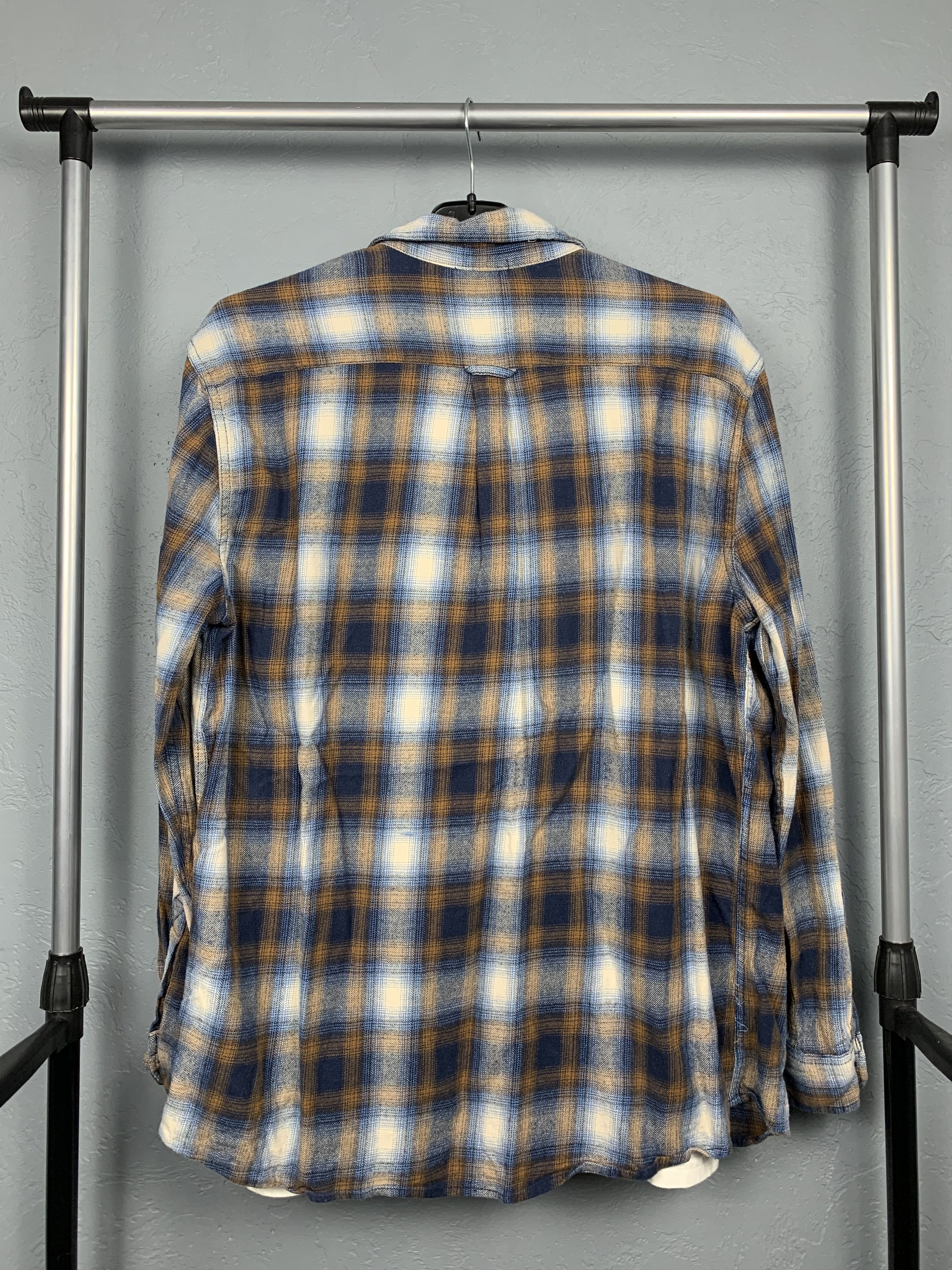 Flannel Vintage Flannel Plaid Shirt Travis style Size US XL / EU 56 / 4 - 3 Thumbnail