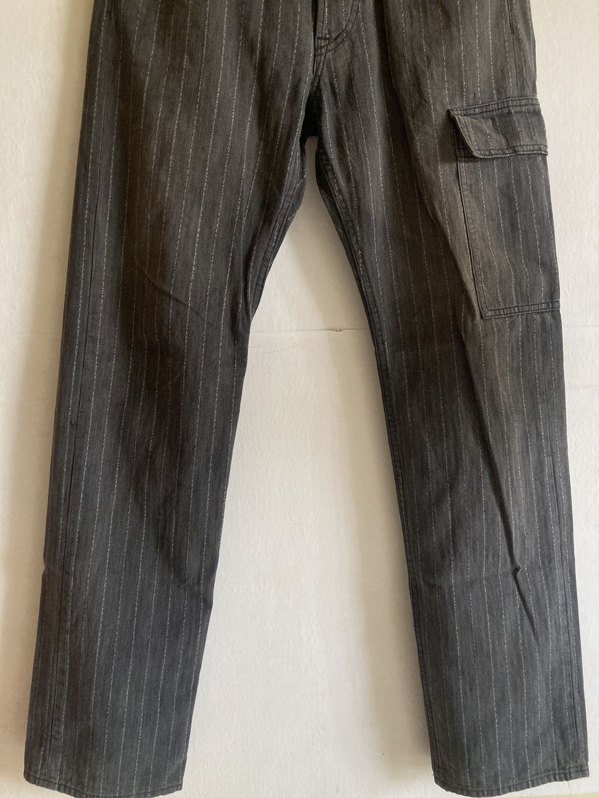 Japanese Brand × Spellbound × Vintage VINTAGE SPELLBOUND STRIPED CARGO PANTS Size US 31 - 3 Thumbnail