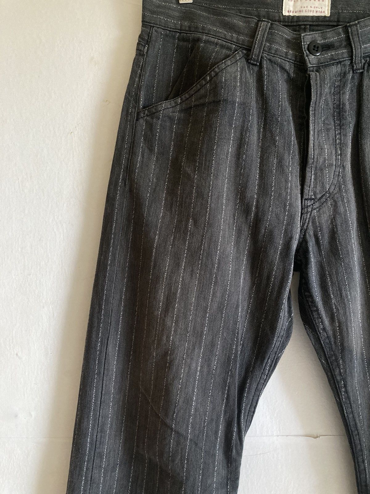 Japanese Brand × Spellbound × Vintage VINTAGE SPELLBOUND STRIPED CARGO PANTS Size US 31 - 5 Thumbnail
