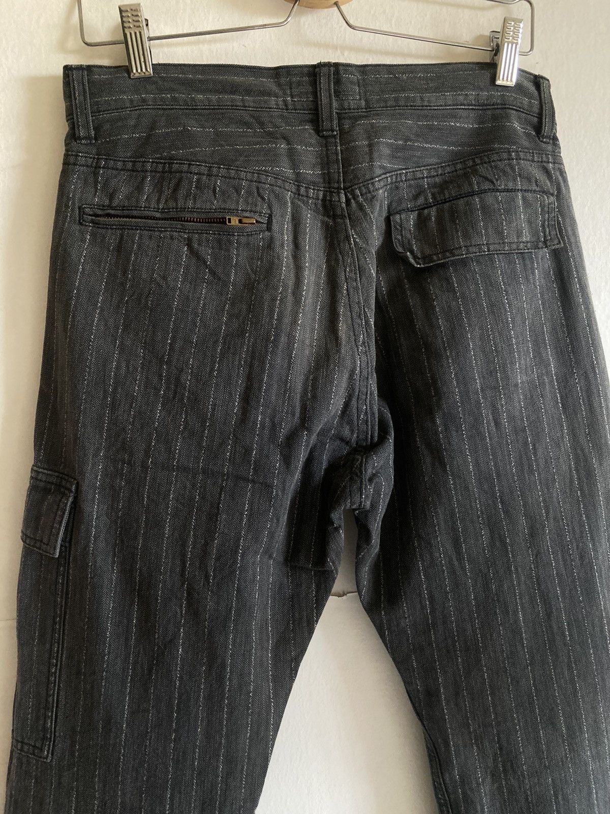Japanese Brand × Spellbound × Vintage VINTAGE SPELLBOUND STRIPED CARGO PANTS Size US 31 - 6 Thumbnail
