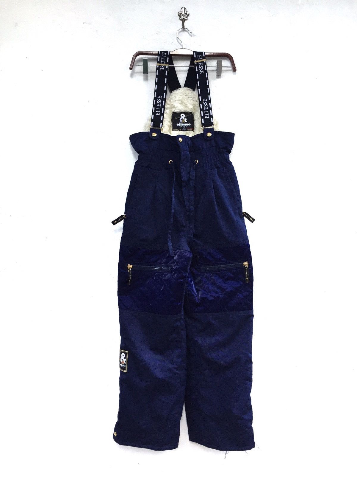 Ellesse × Goldwin ELLESSE ITALY SKI PANTS WITH HALF FUR INSIDE Size US 32 / EU 48 - 1 Thumbnail