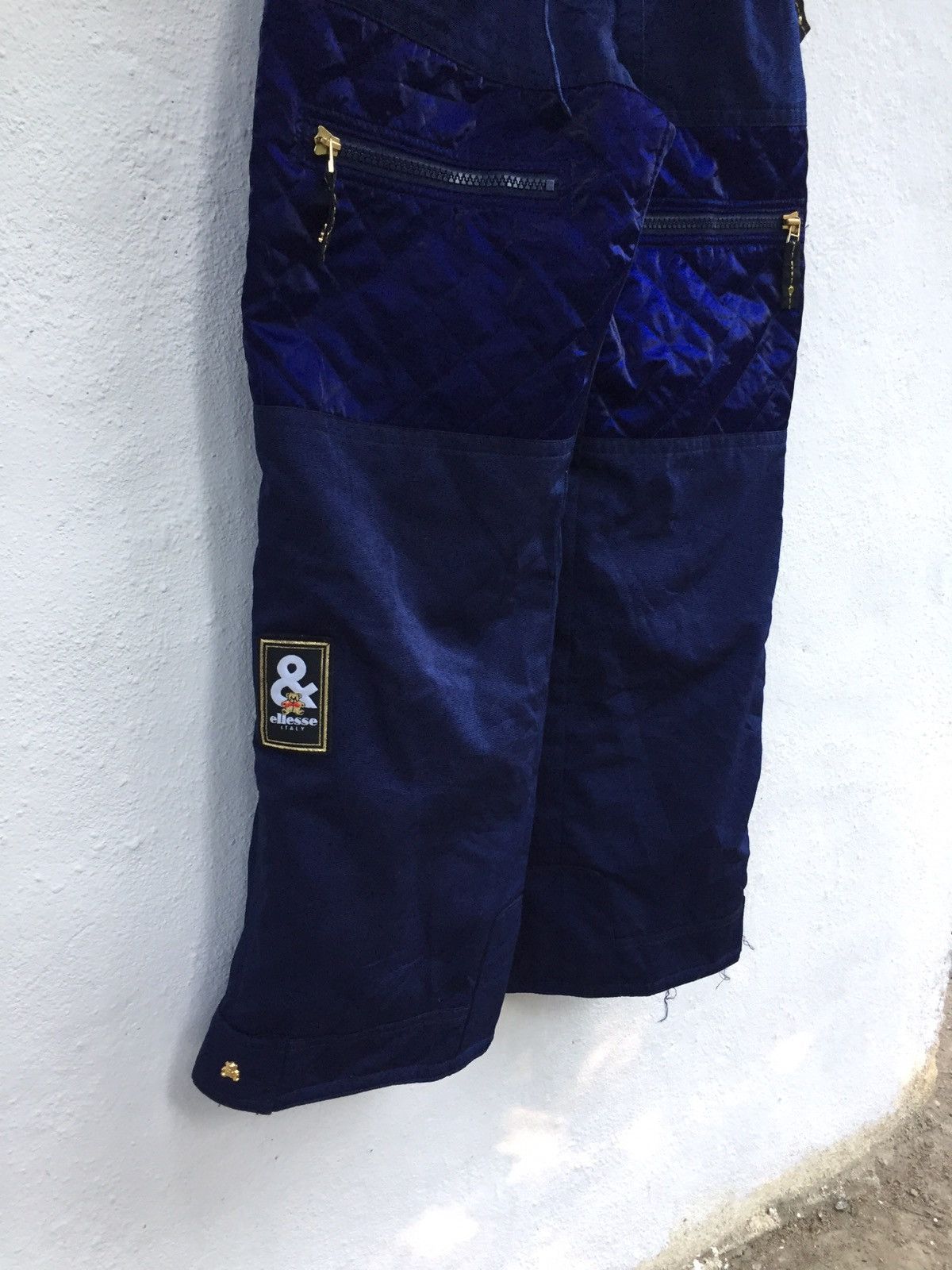Ellesse × Goldwin ELLESSE ITALY SKI PANTS WITH HALF FUR INSIDE Size US 32 / EU 48 - 4 Thumbnail