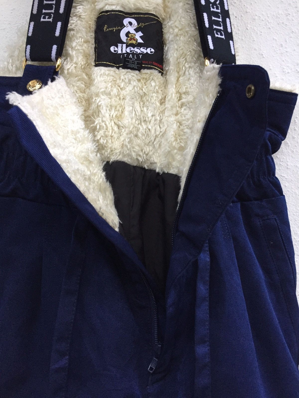 Ellesse × Goldwin ELLESSE ITALY SKI PANTS WITH HALF FUR INSIDE Size US 32 / EU 48 - 9 Thumbnail