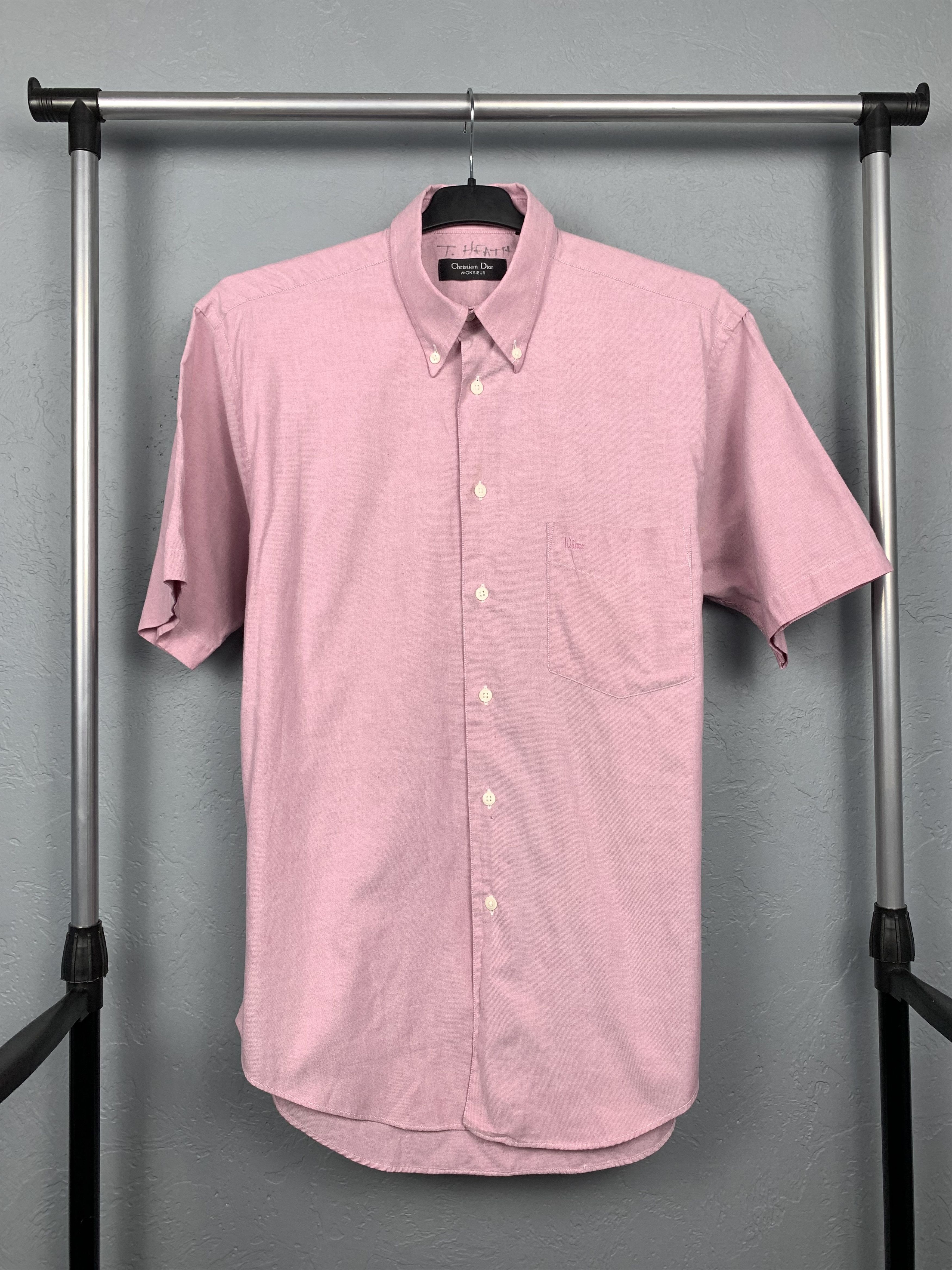 Christian Dior Monsieur Christian Dior Monsieur Vintage Short Sleeve Shirt Size US L / EU 52-54 / 3 - 1 Thumbnail