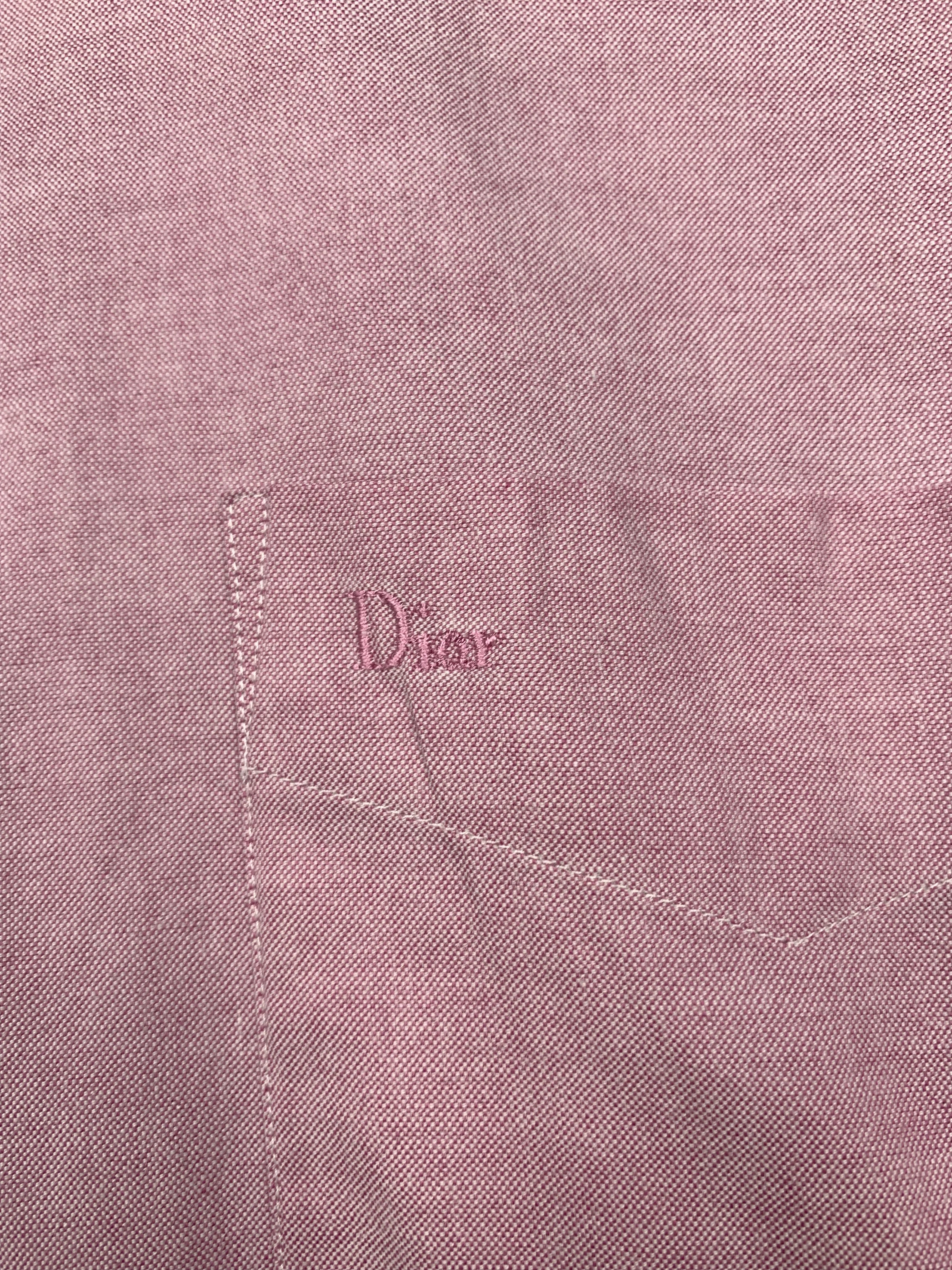 Christian Dior Monsieur Christian Dior Monsieur Vintage Short Sleeve Shirt Size US L / EU 52-54 / 3 - 3 Thumbnail