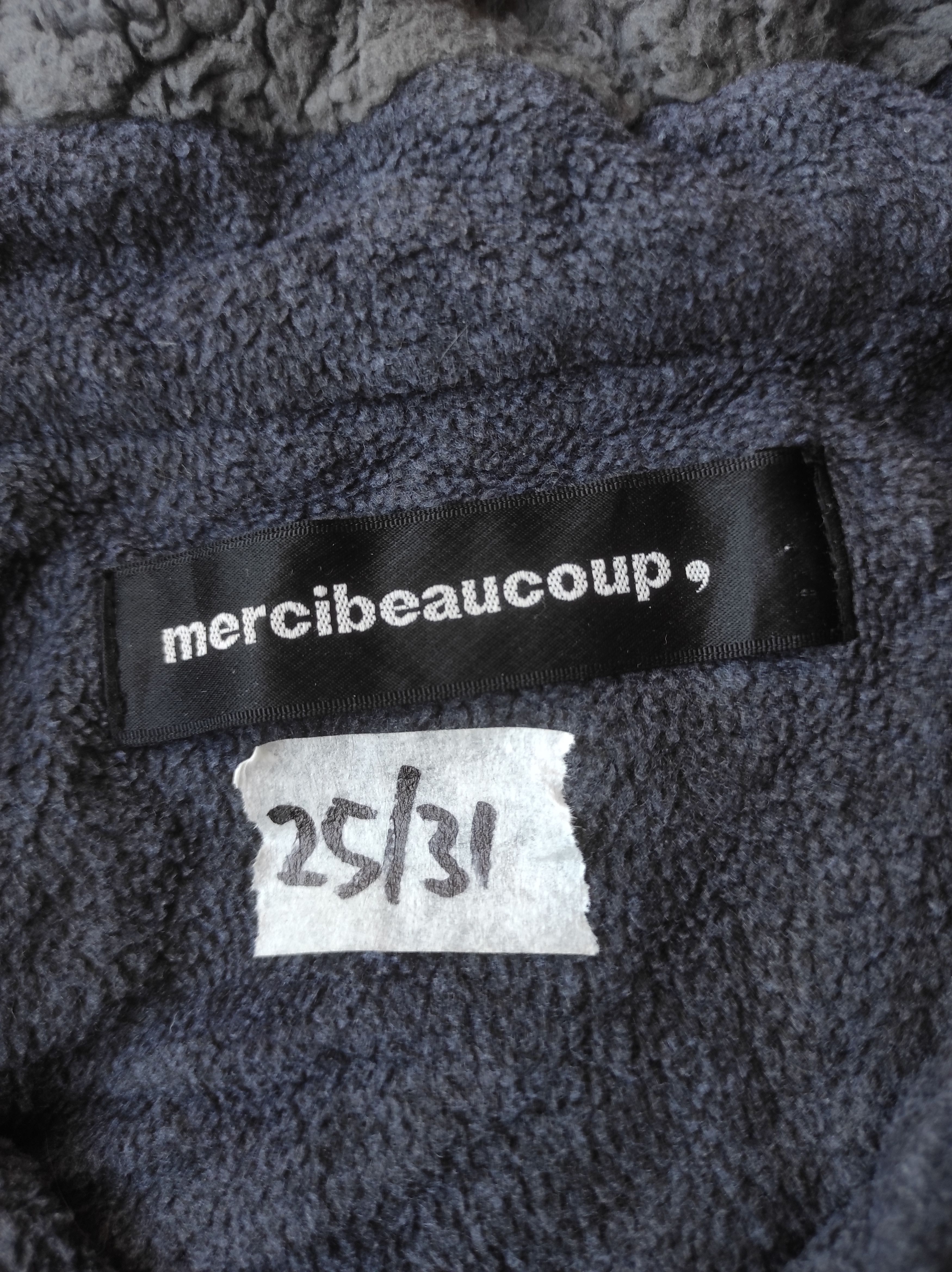 Issey Miyake × mercibeaucoup mercibeaucoup Issey Miyake fur collar peacoat jacket Size US L / EU 52-54 / 3 - 7 Thumbnail