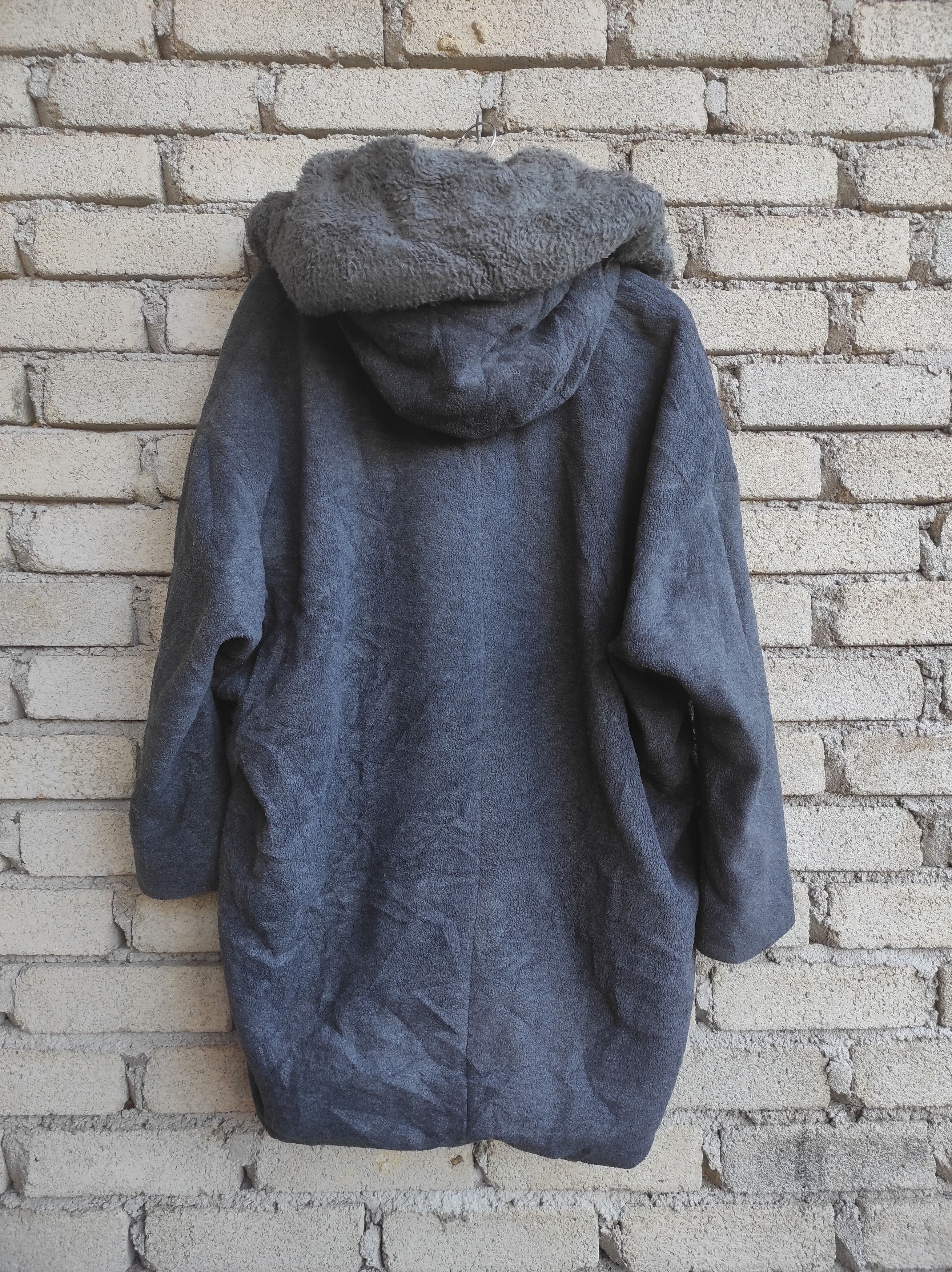 Issey Miyake × mercibeaucoup mercibeaucoup Issey Miyake fur collar peacoat jacket Size US L / EU 52-54 / 3 - 6 Thumbnail