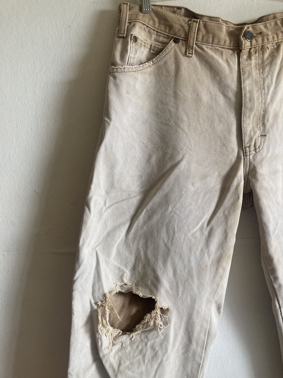 Dickies DICKIES CARPENTER DISTRESSED PANTS Size US 34 / EU 50 - 4 Thumbnail