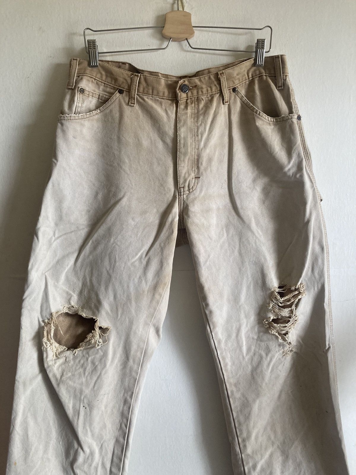 Dickies DICKIES CARPENTER DISTRESSED PANTS Size US 34 / EU 50 - 2 Thumbnail