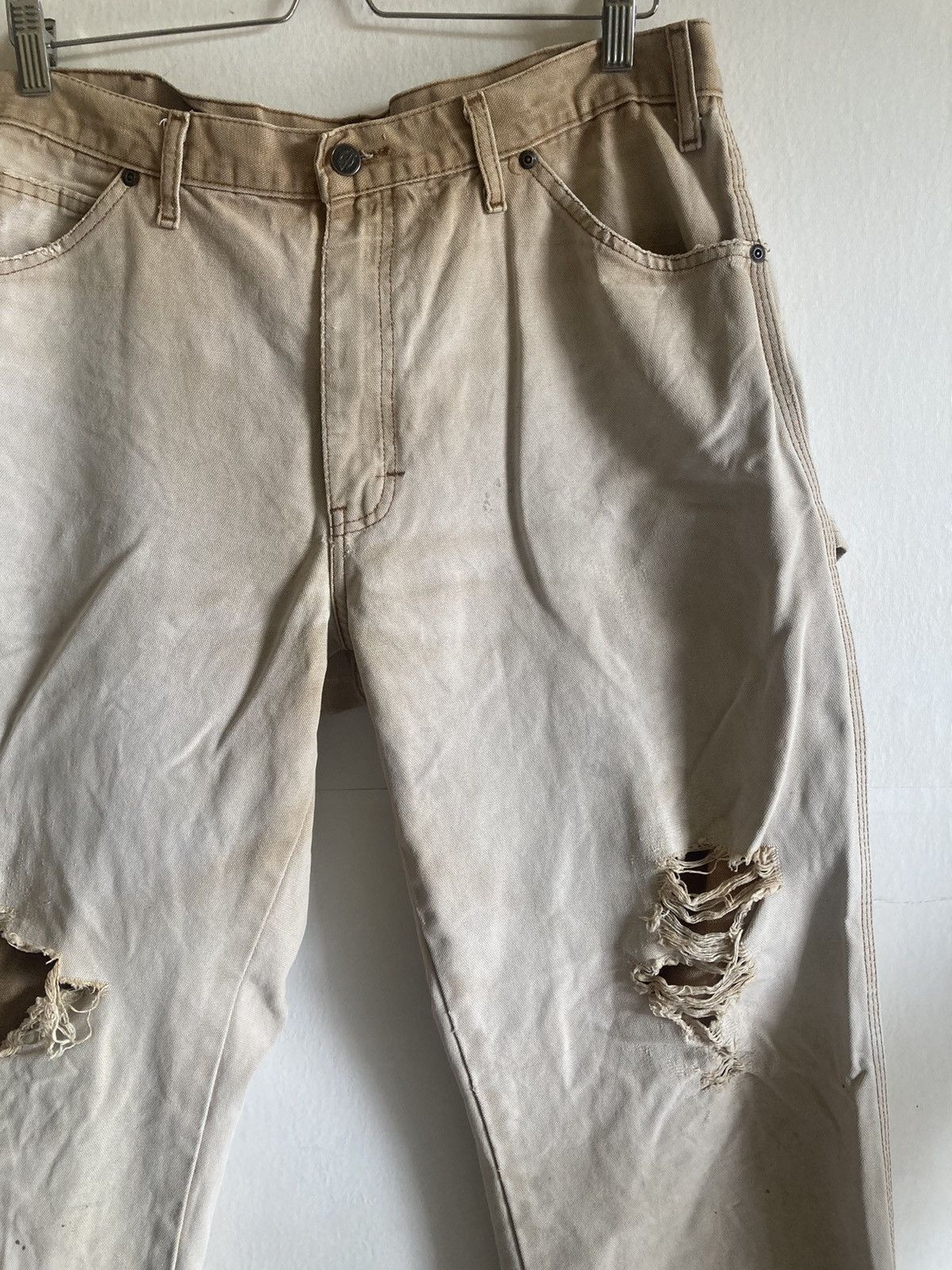 Dickies DICKIES CARPENTER DISTRESSED PANTS Size US 34 / EU 50 - 5 Thumbnail