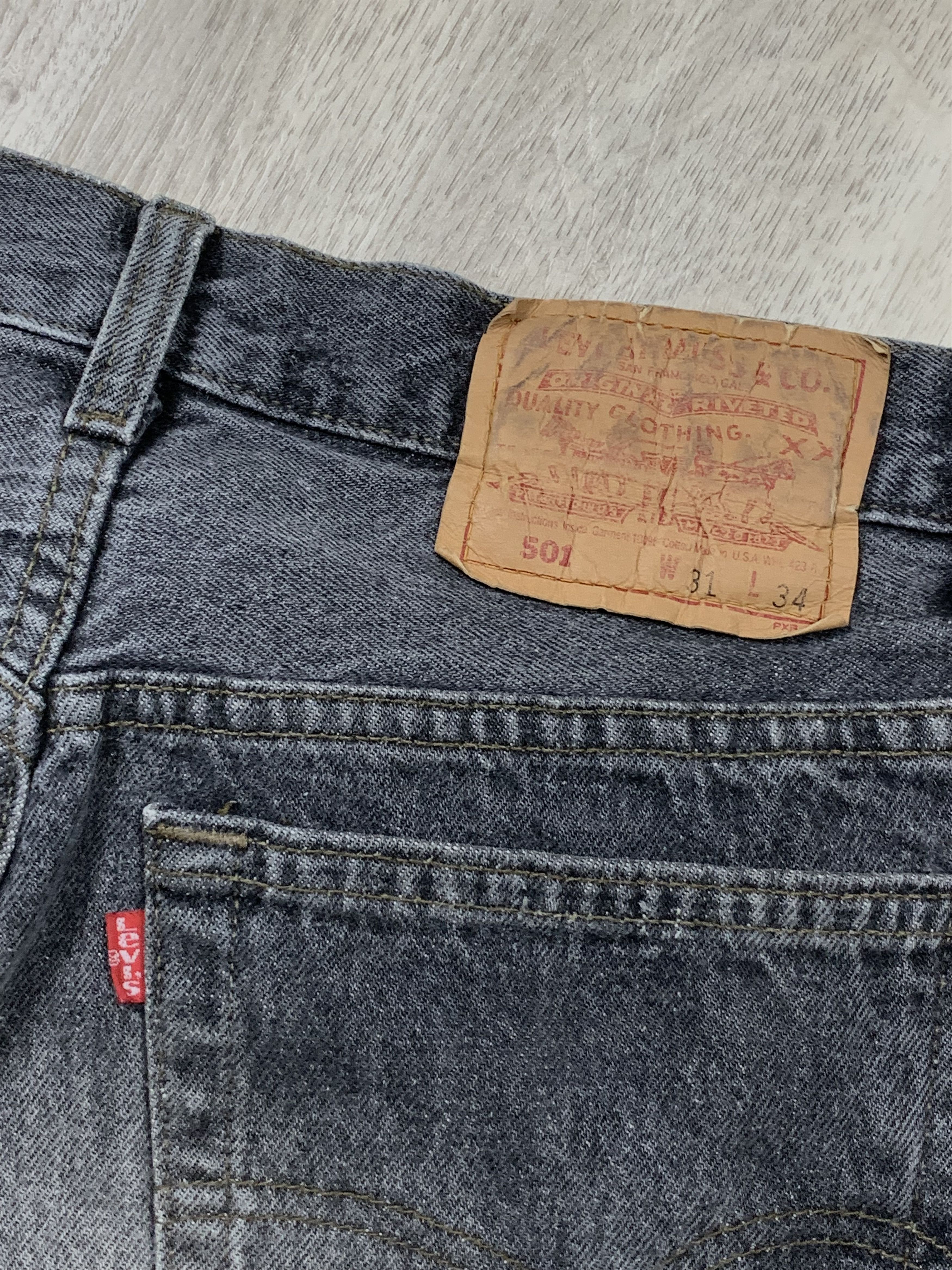 Levi's Levis 501 Vintage Mens Denim Pants Jeans Made In Usa Size US 31 - 3 Thumbnail