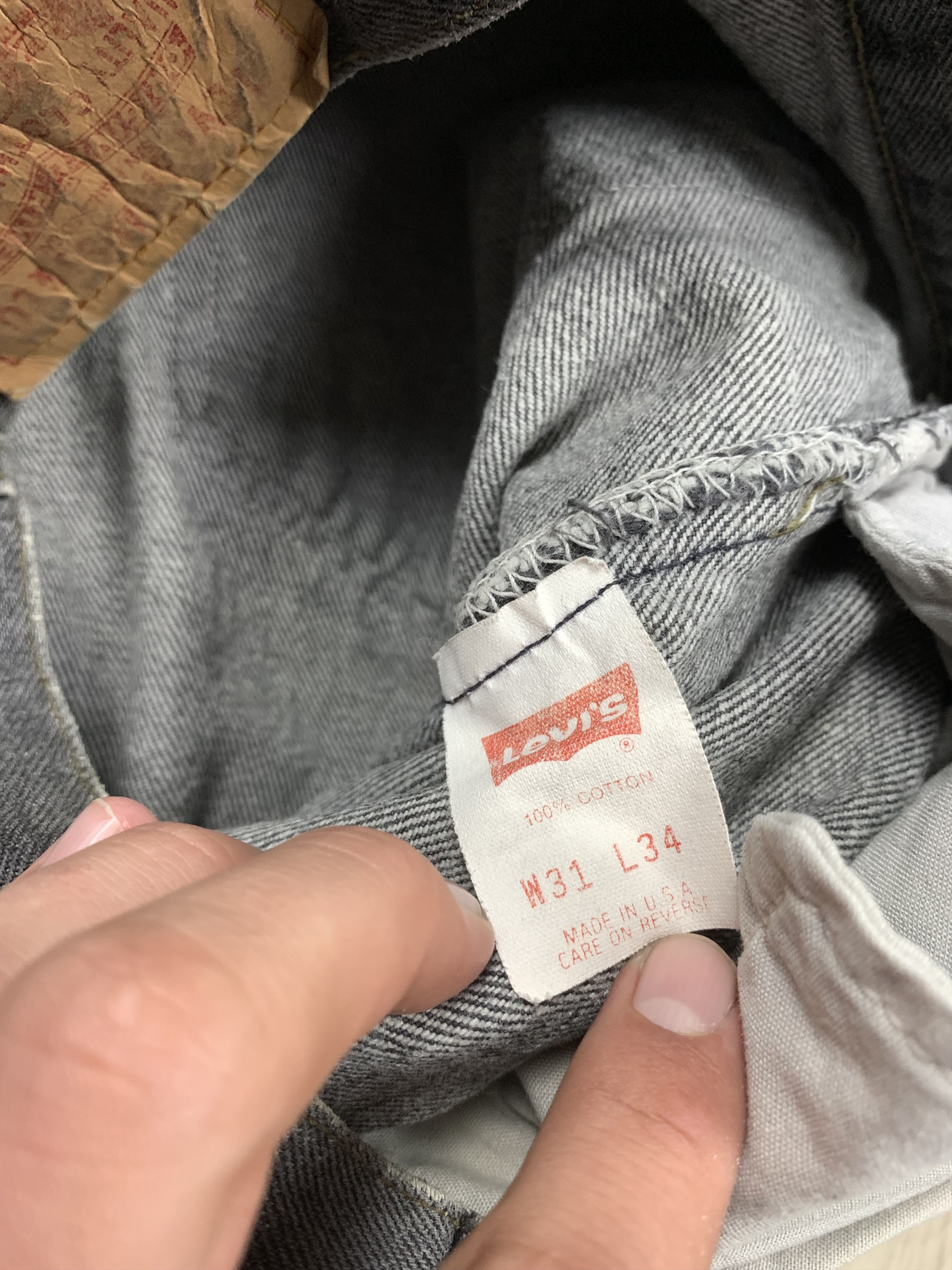 Levis 501 Vintage Mens Denim Pants Jeans Made In Usa