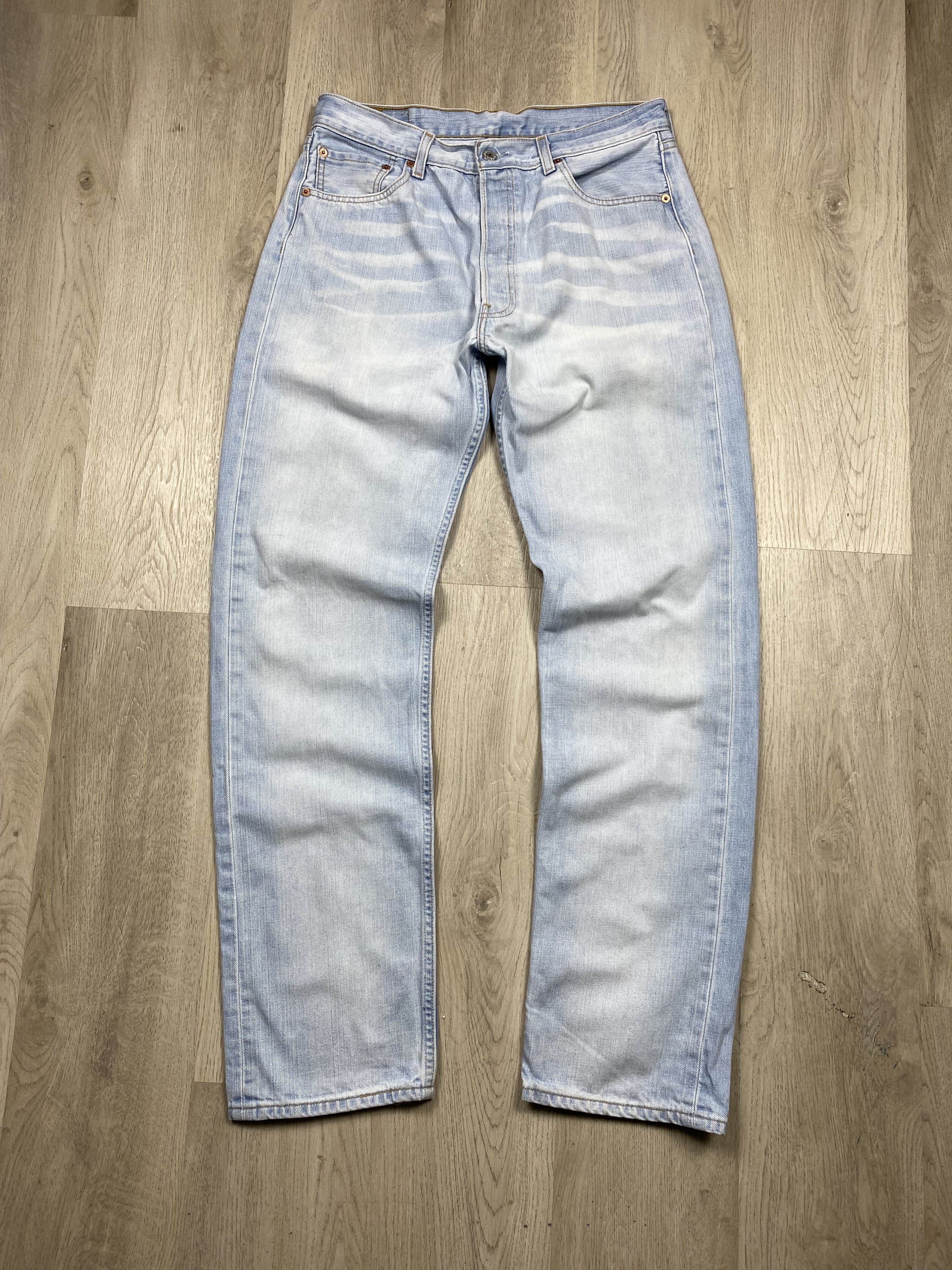 Levi's Levi's 501 90s Vintage Washed Denim Pants Jeans Size US 34 / EU 50 - 5 Thumbnail