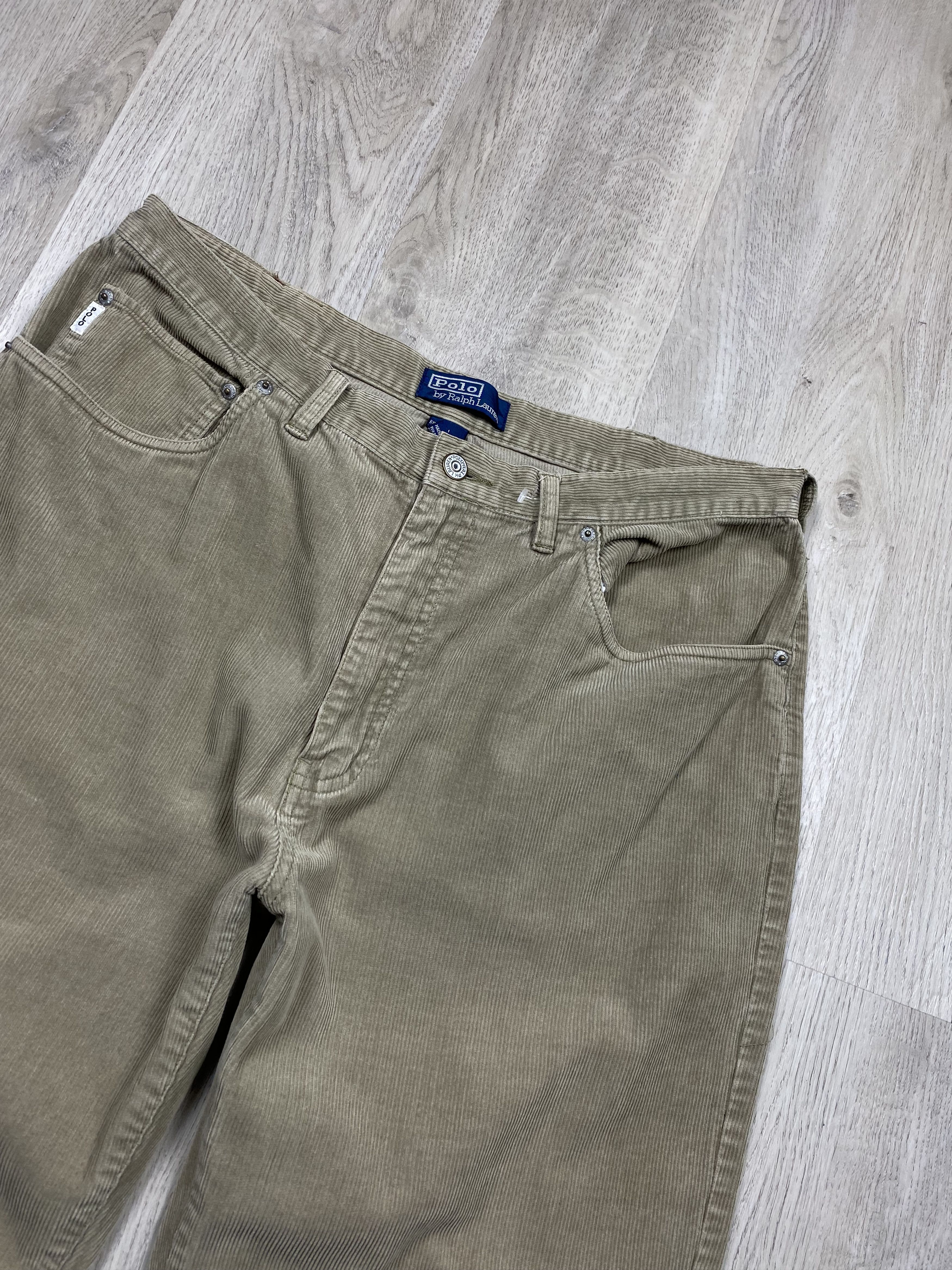Polo Ralph Lauren Polo Ralph Lauren Vintage Mens Corduroy Denim Pants Size US 36 / EU 52 - 2 Thumbnail