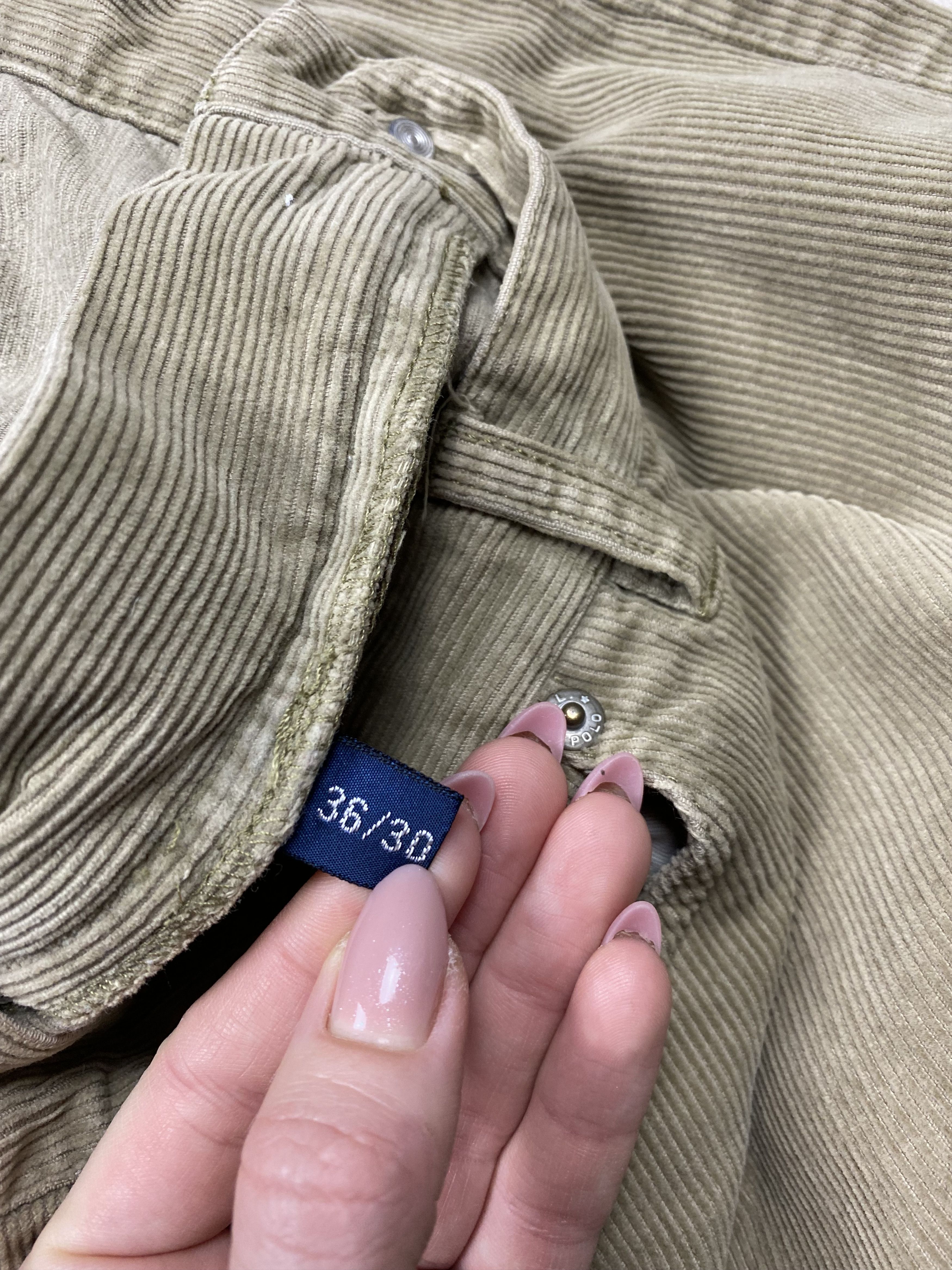 Polo Ralph Lauren Polo Ralph Lauren Vintage Mens Corduroy Denim Pants Size US 36 / EU 52 - 7 Thumbnail