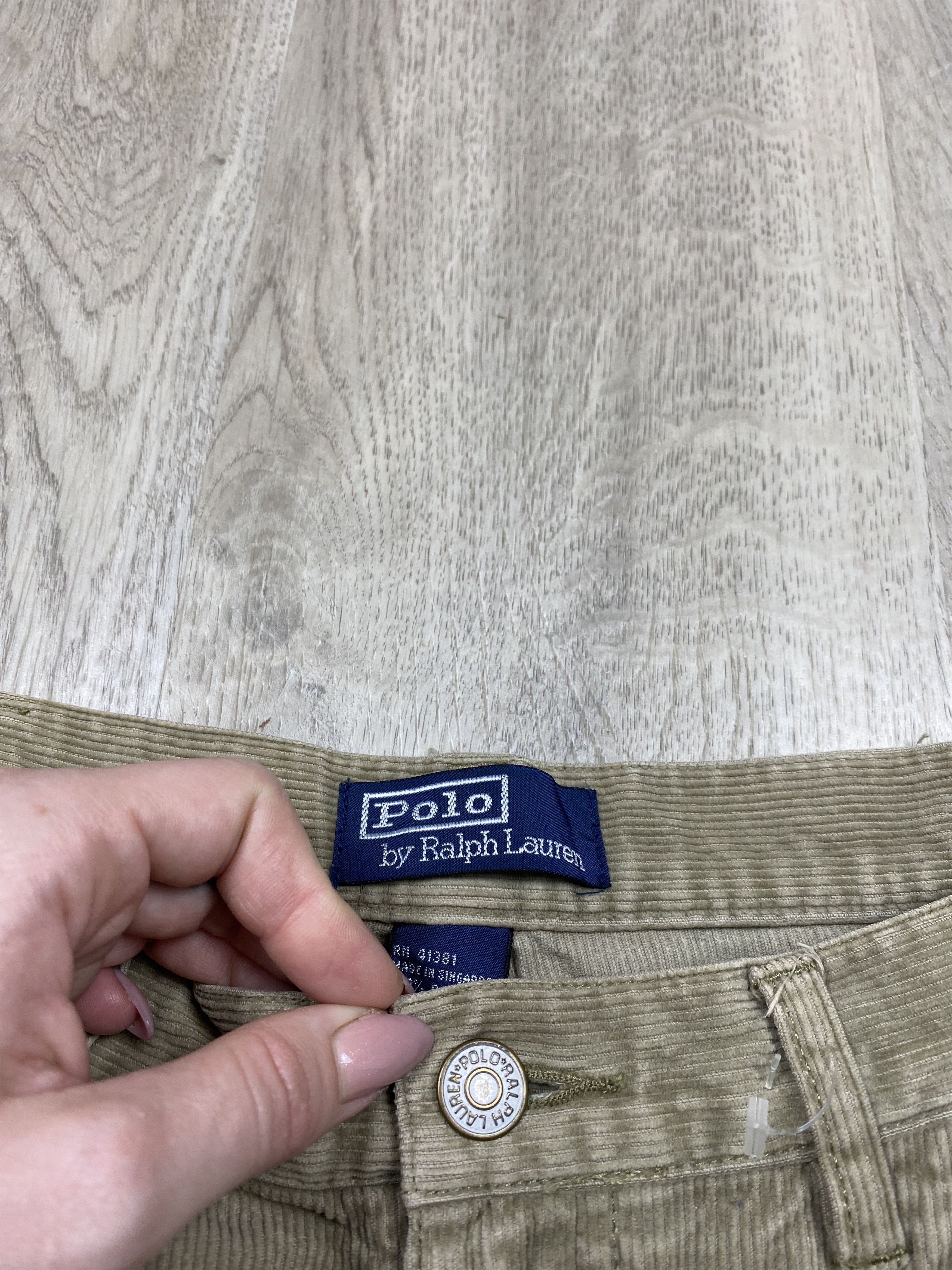 Polo Ralph Lauren Polo Ralph Lauren Vintage Mens Corduroy Denim Pants Size US 36 / EU 52 - 5 Thumbnail