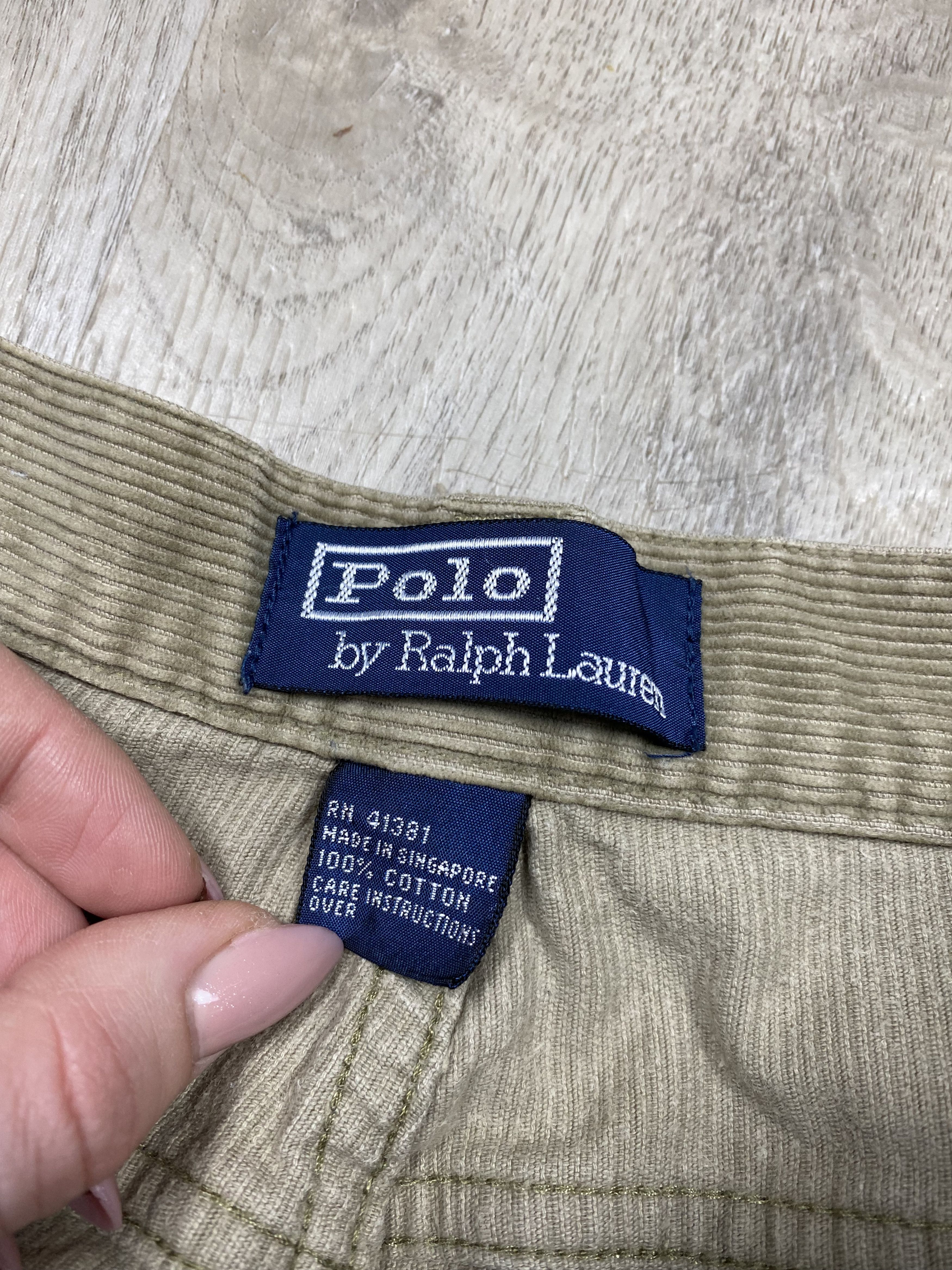 Polo Ralph Lauren Polo Ralph Lauren Vintage Mens Corduroy Denim Pants Size US 36 / EU 52 - 6 Thumbnail