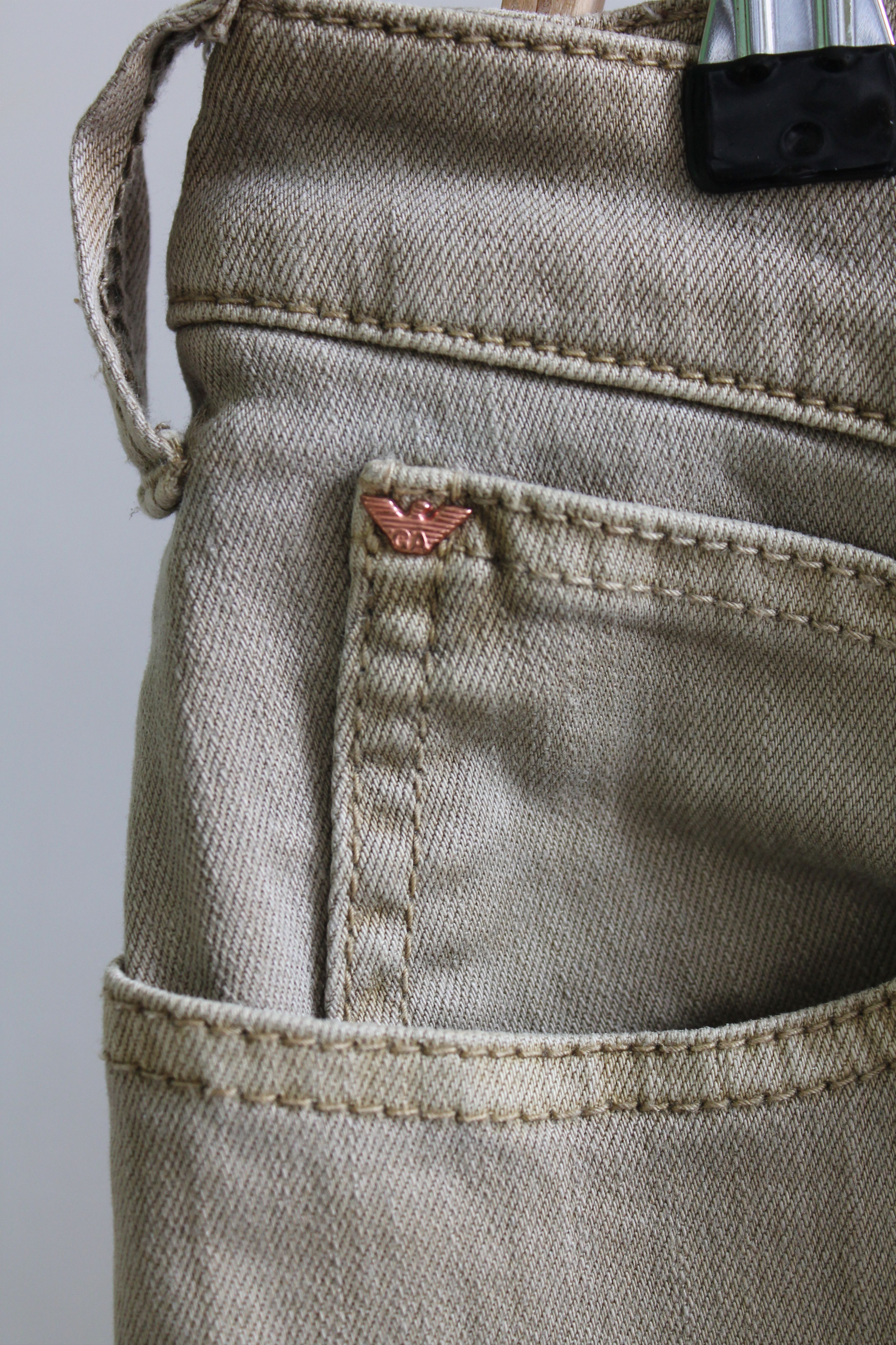 Armani Armani Jeans Stretch denim pants w 33 Size 33" - 4 Thumbnail