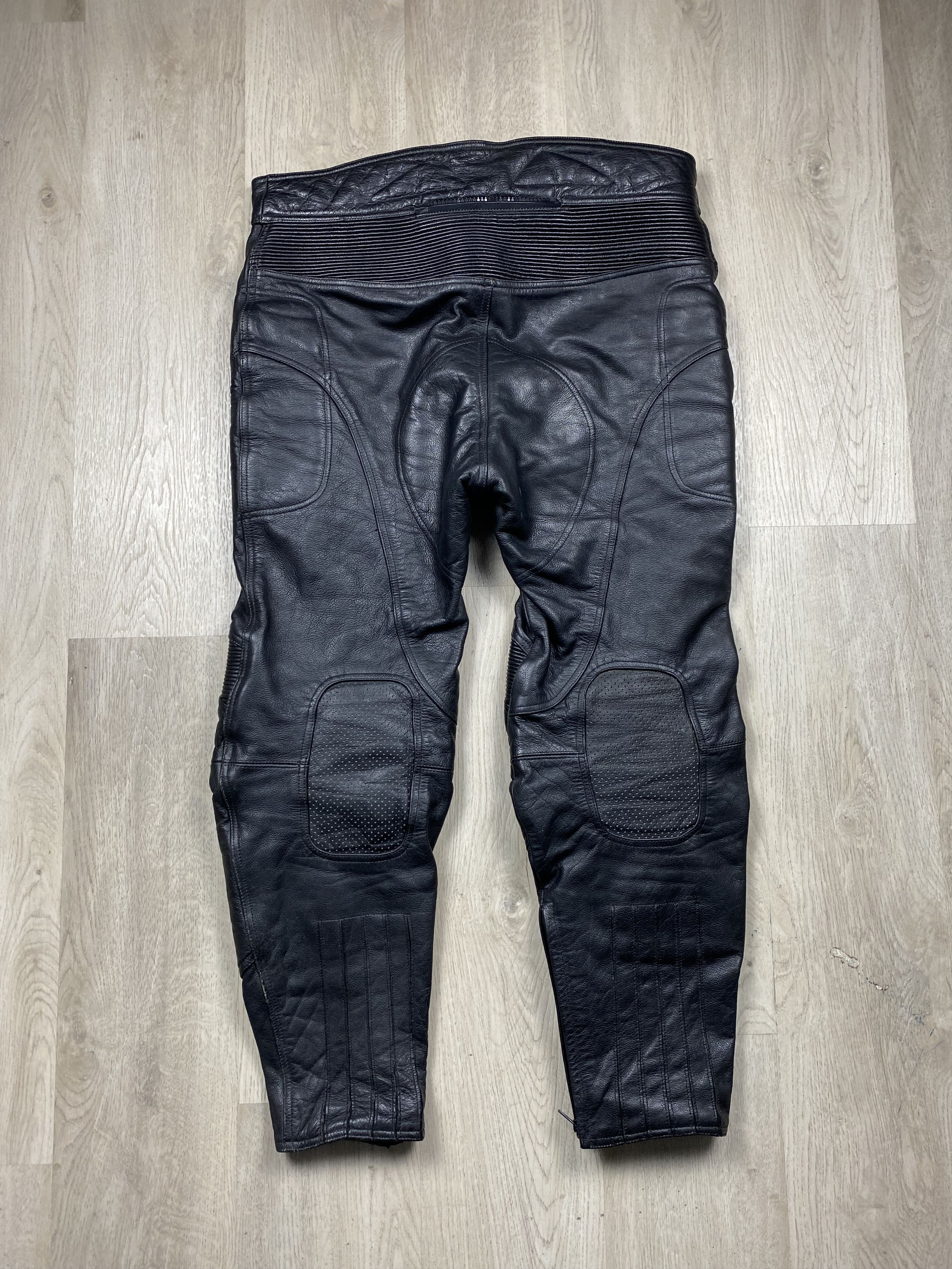 Genuine Leather Frank Thomas Genuine Leather Moto Pants Biker Motorcycle Size US 36 / EU 52 - 11 Thumbnail
