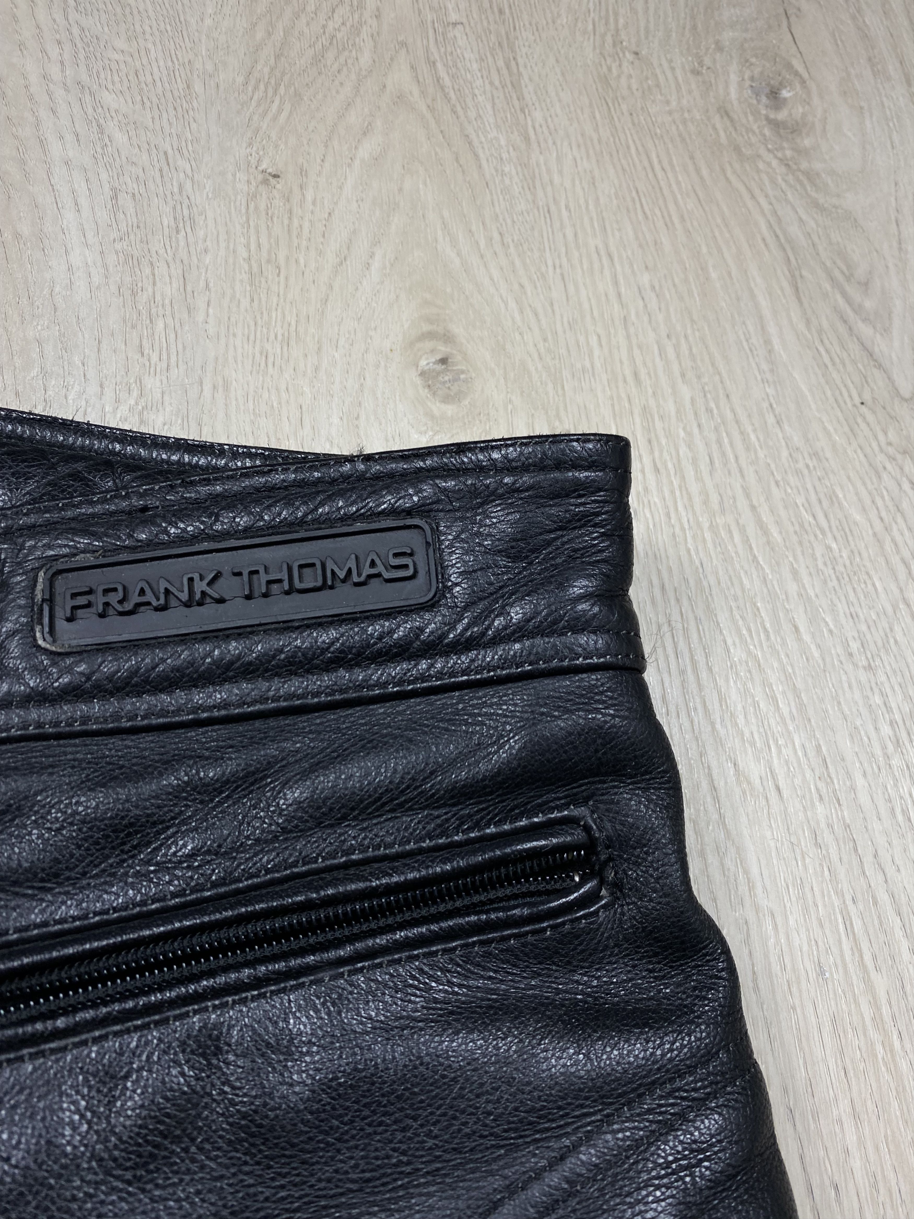 Genuine Leather Frank Thomas Genuine Leather Moto Pants Biker Motorcycle Size US 36 / EU 52 - 5 Thumbnail