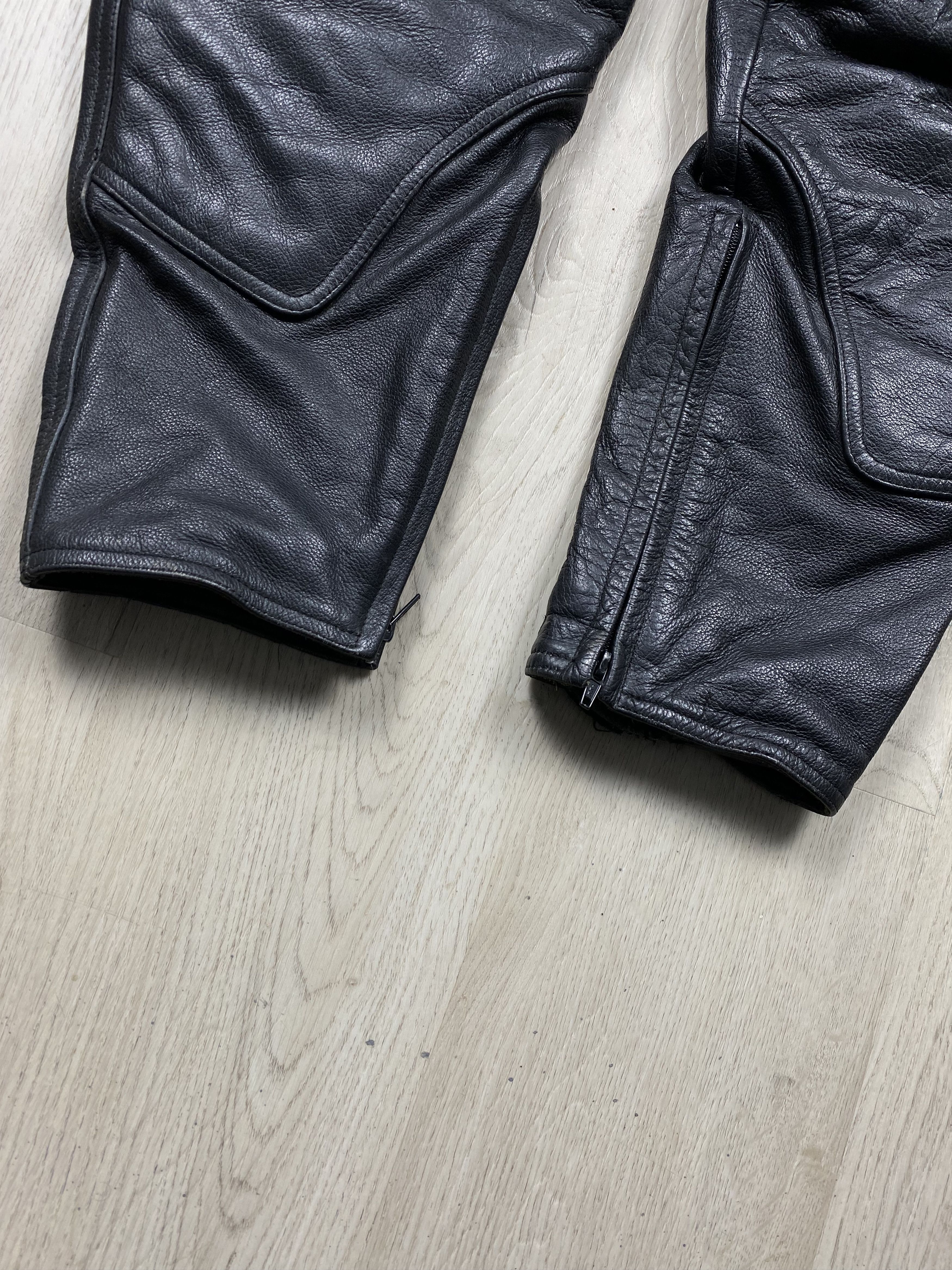 Genuine Leather Frank Thomas Genuine Leather Moto Pants Biker Motorcycle Size US 36 / EU 52 - 2 Thumbnail