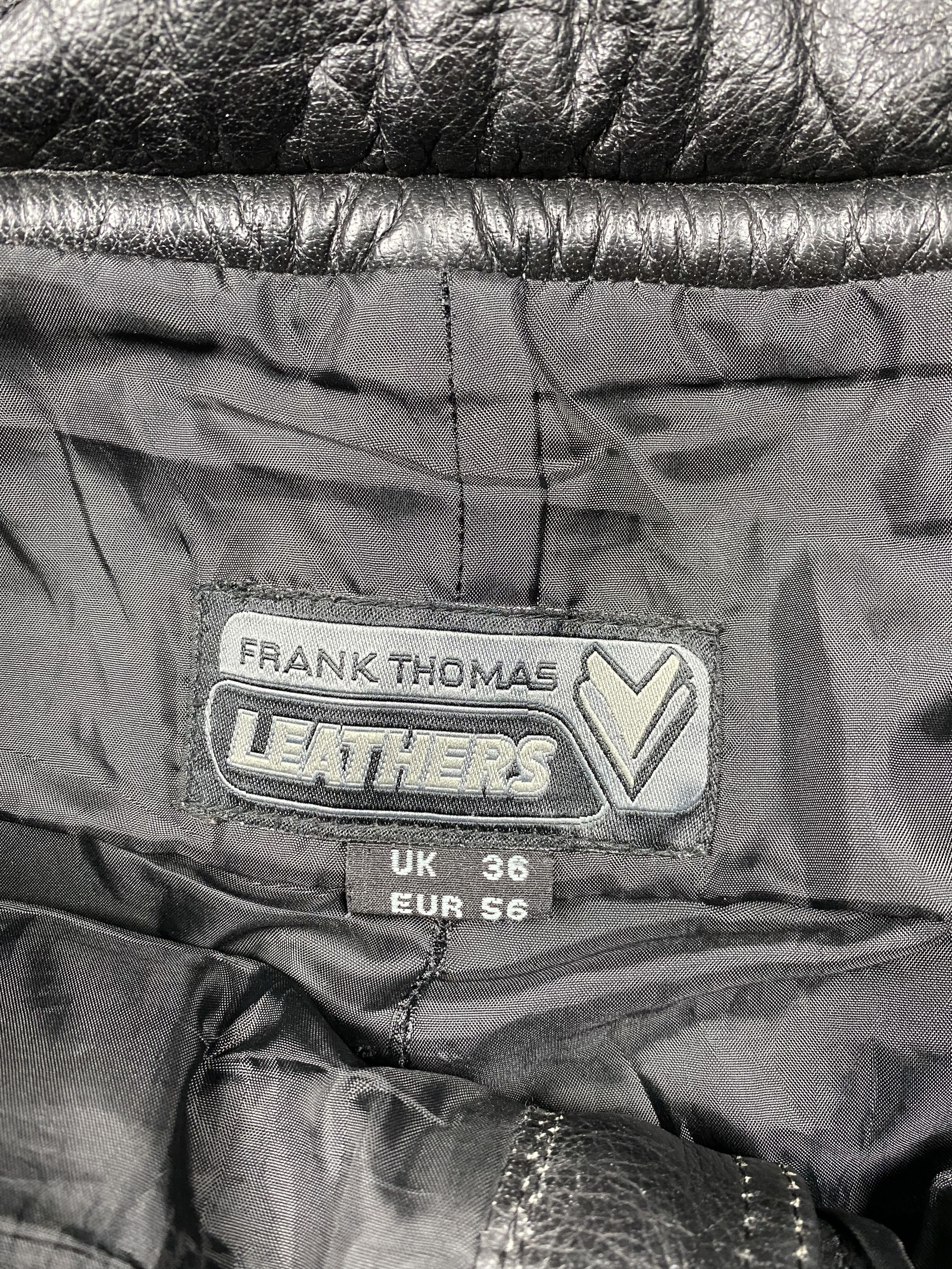 Genuine Leather Frank Thomas Genuine Leather Moto Pants Biker Motorcycle Size US 36 / EU 52 - 7 Thumbnail