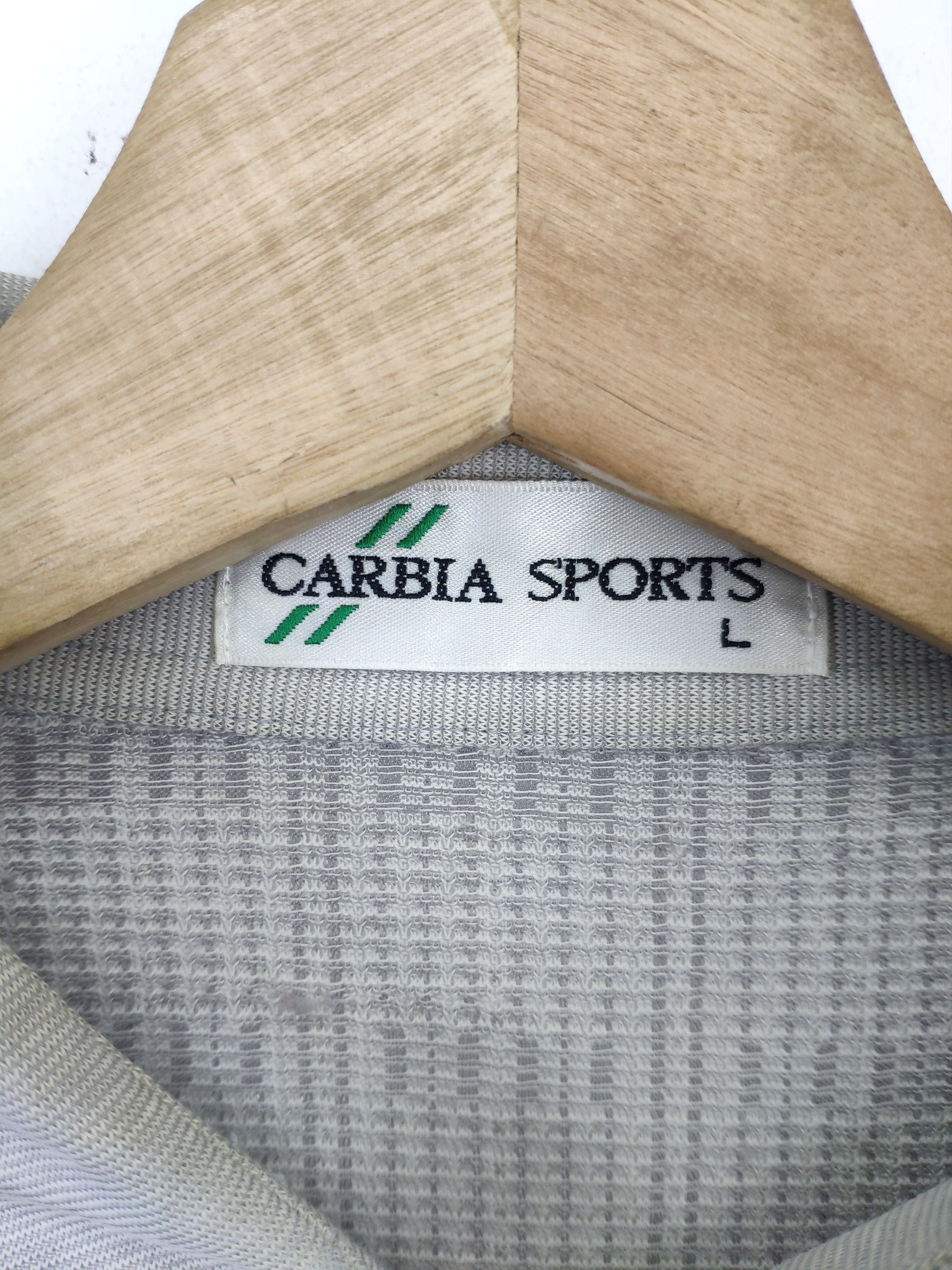 Japanese Brand × Vintage Vintage Polo Shirt Long Sleeve Distressed by CARBIA SPORTS Size US M / EU 48-50 / 2 - 3 Thumbnail