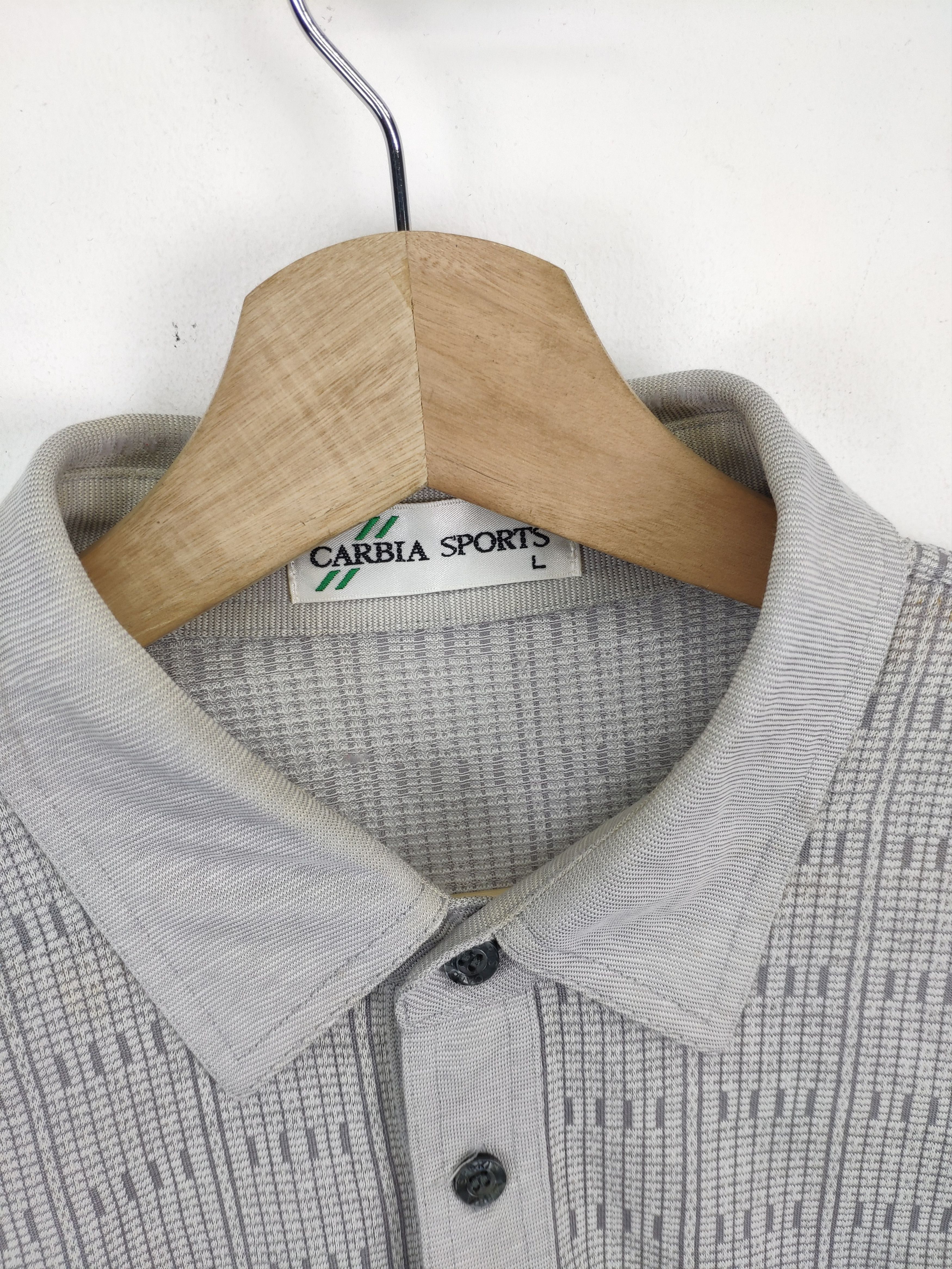Japanese Brand × Vintage Vintage Polo Shirt Long Sleeve Distressed by CARBIA SPORTS Size US M / EU 48-50 / 2 - 10 Thumbnail