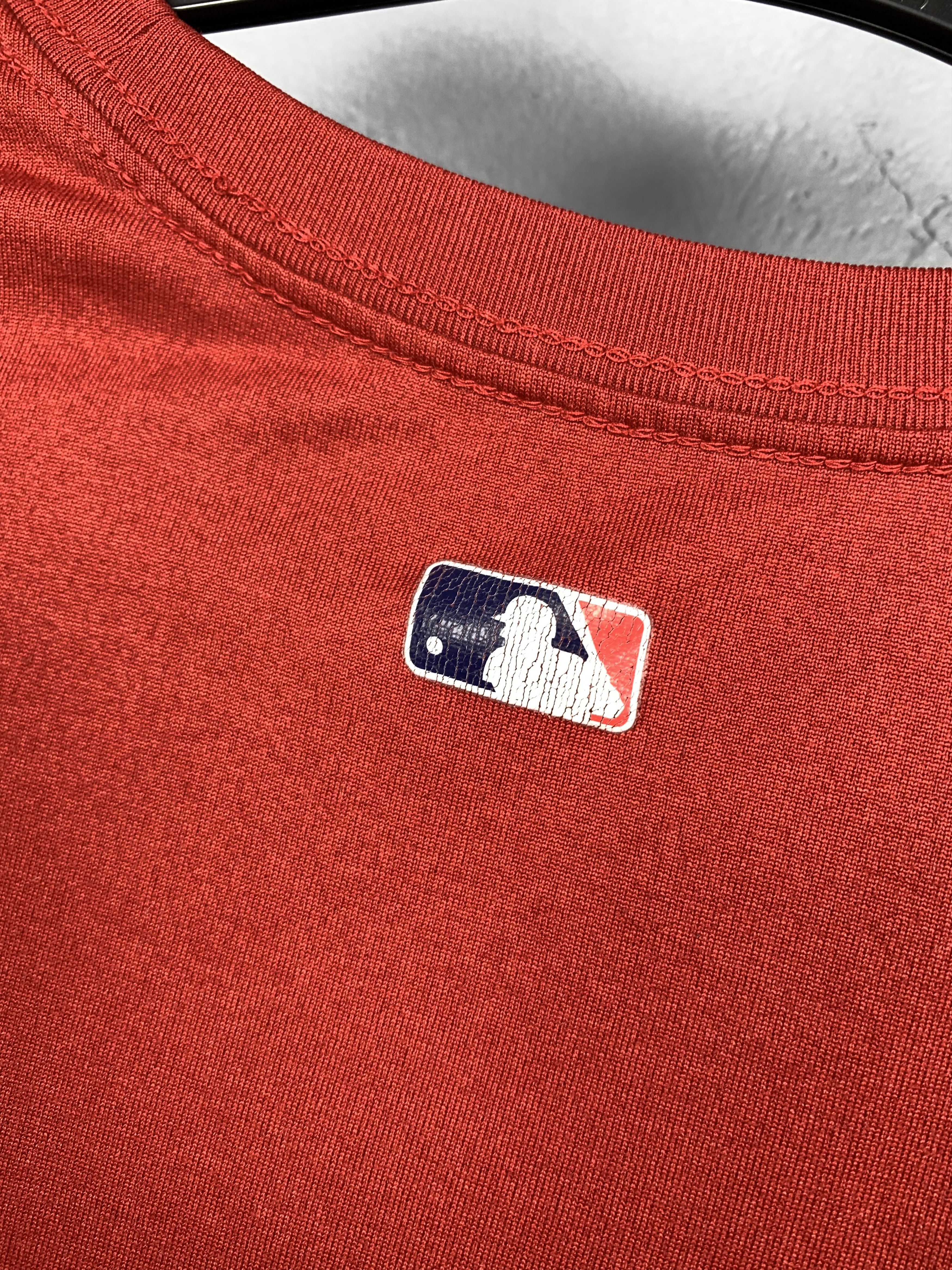 MLB × Nike × Vintage Nike Red Sox Vintage Baseball Big Logo T-Shirts Size US M / EU 48-50 / 2 - 7 Thumbnail