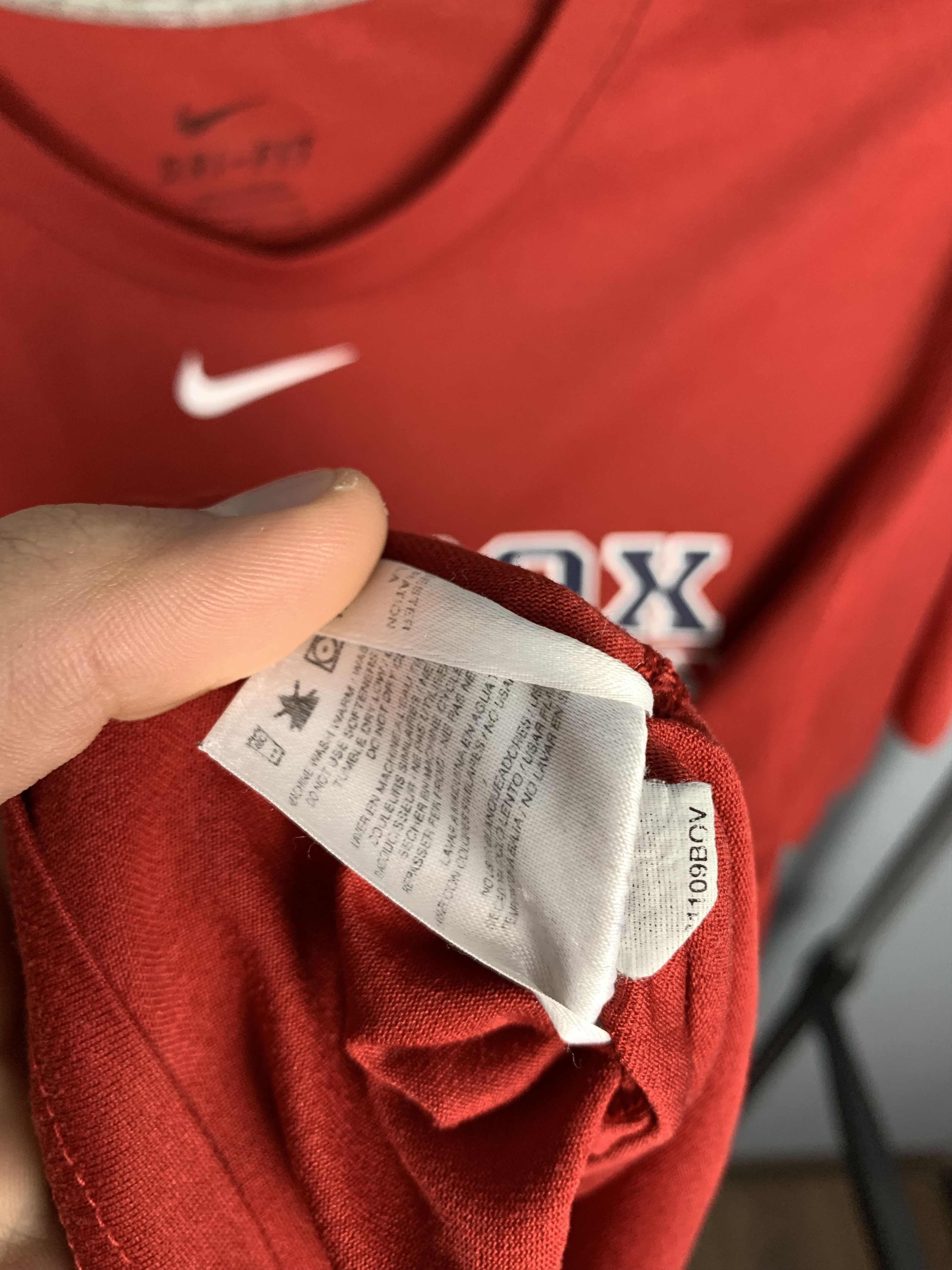MLB × Nike × Vintage Nike Red Sox Vintage Baseball Big Logo T-Shirts Size US M / EU 48-50 / 2 - 5 Thumbnail