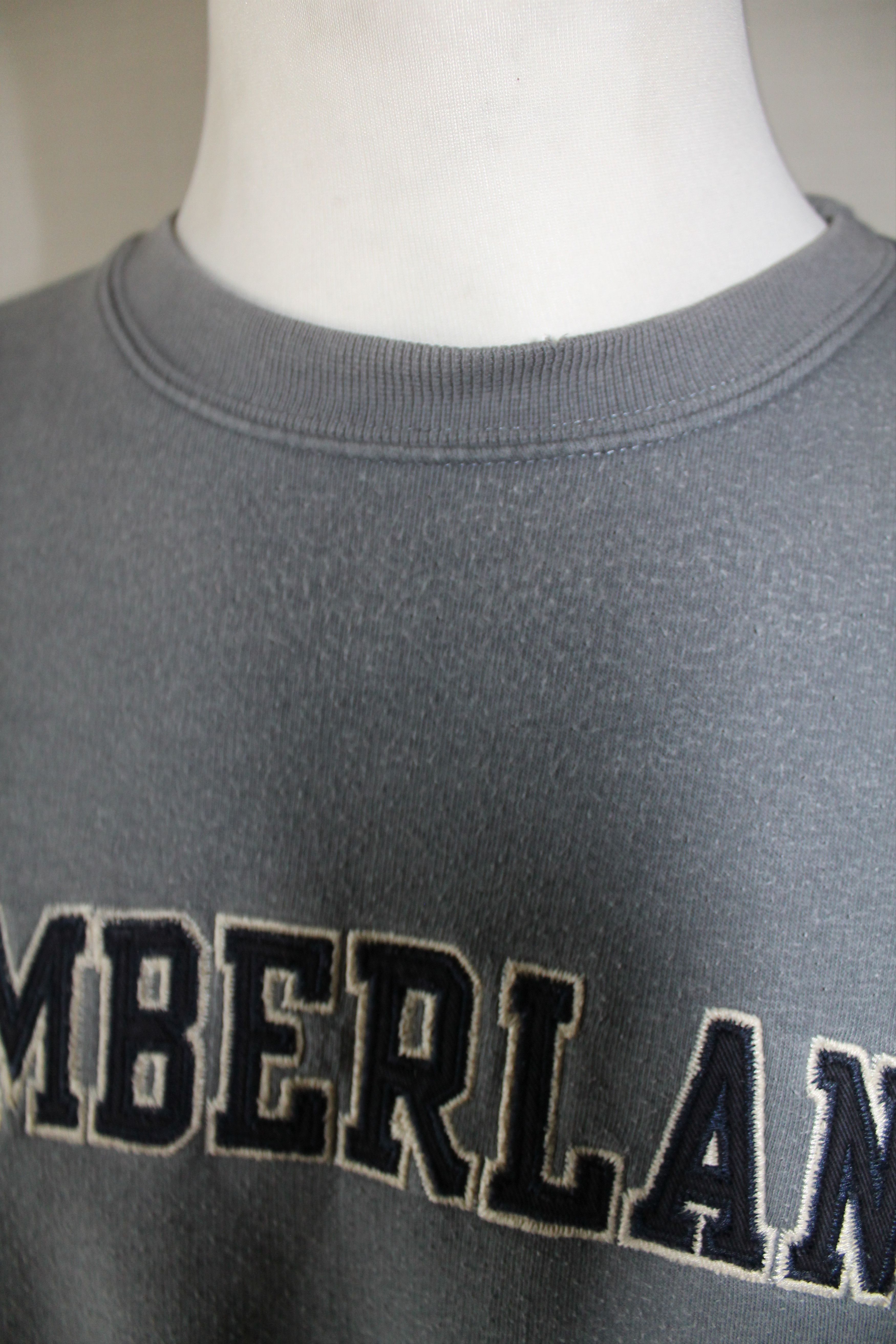 Timberland 90's Timberland gray sweatshirt Size US S / EU 44-46 / 1 - 7 Thumbnail