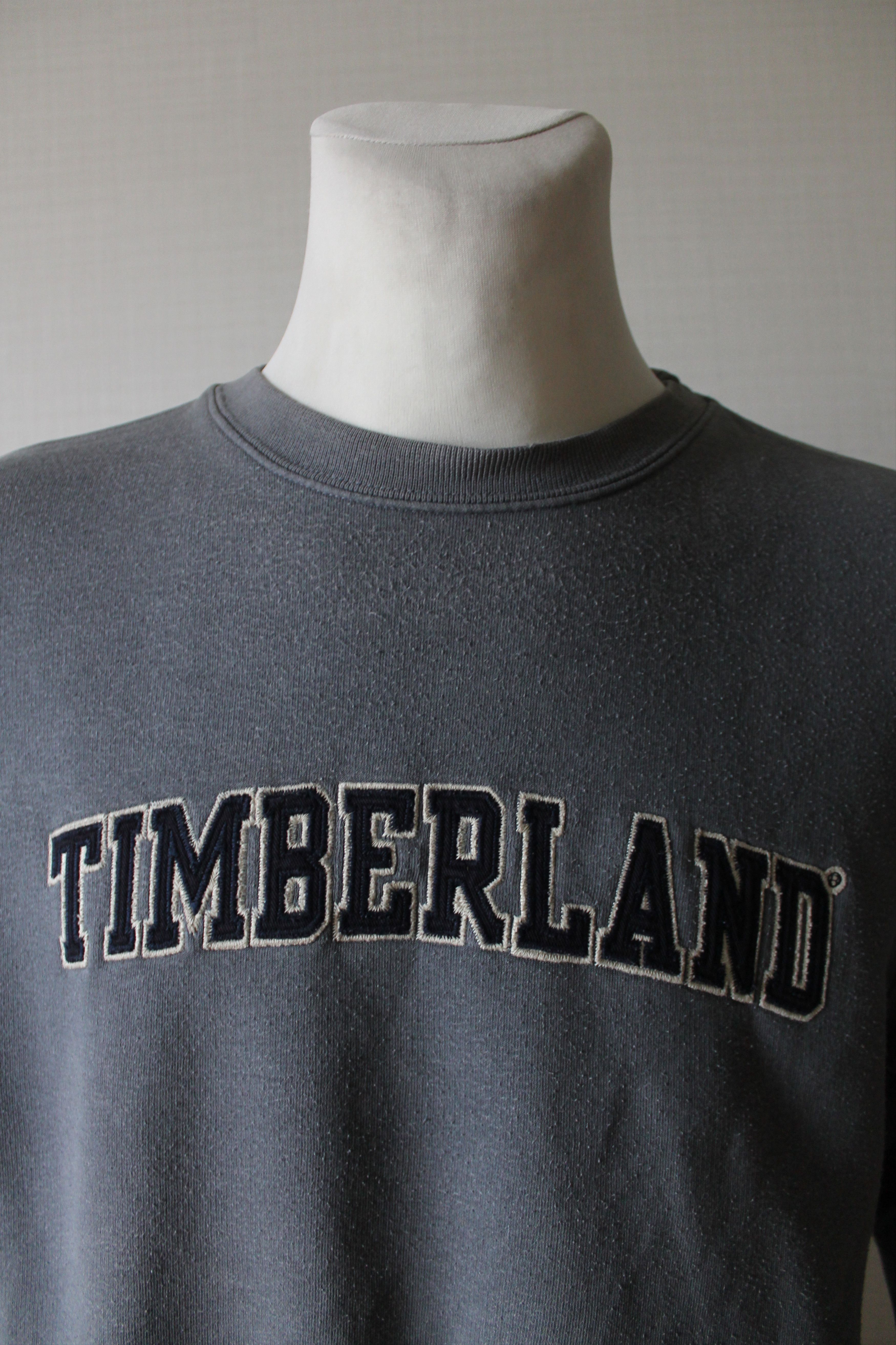 Timberland 90's Timberland gray sweatshirt Size US S / EU 44-46 / 1 - 4 Thumbnail