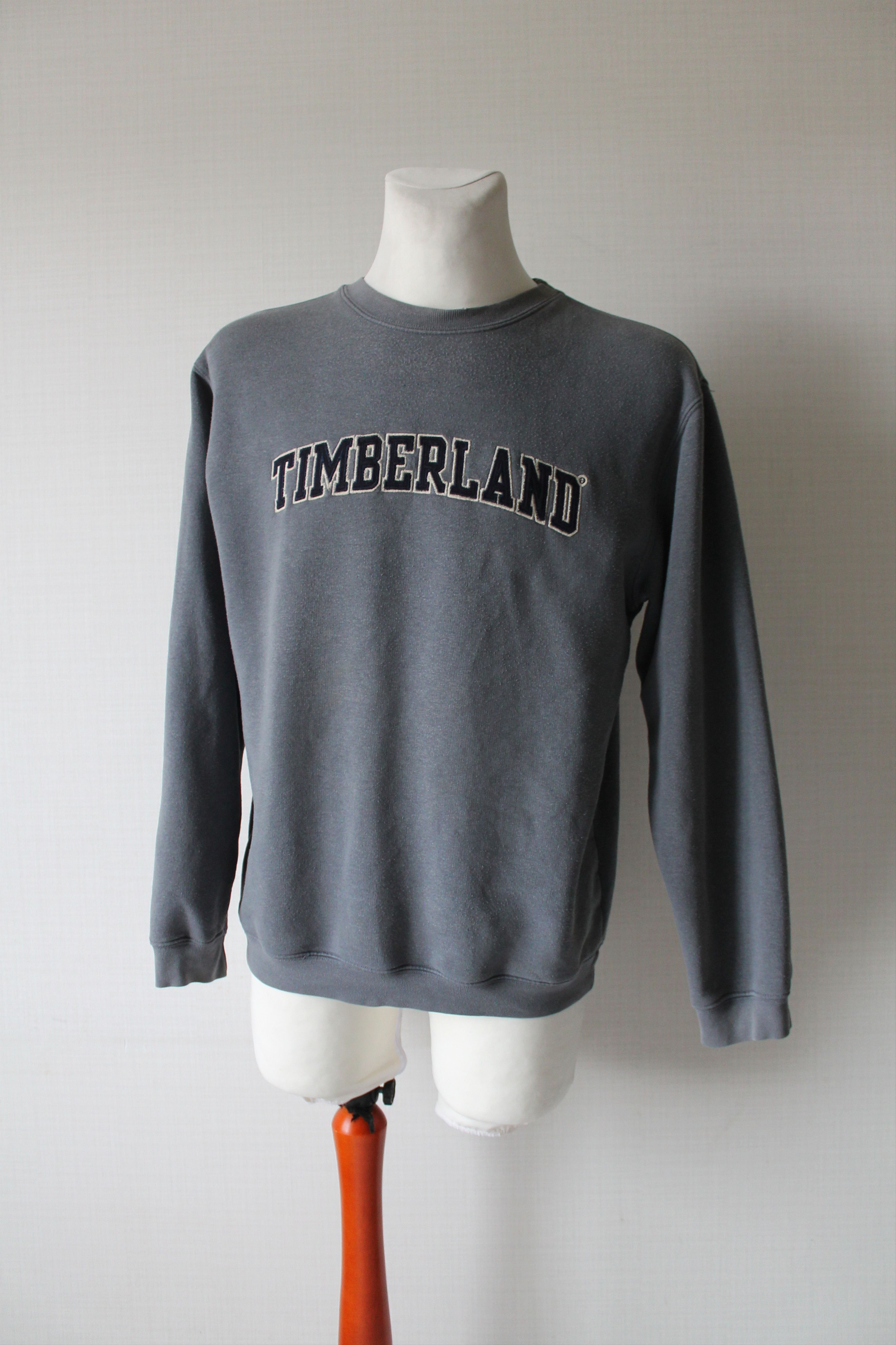 Timberland 90's Timberland gray sweatshirt Size US S / EU 44-46 / 1 - 2 Thumbnail