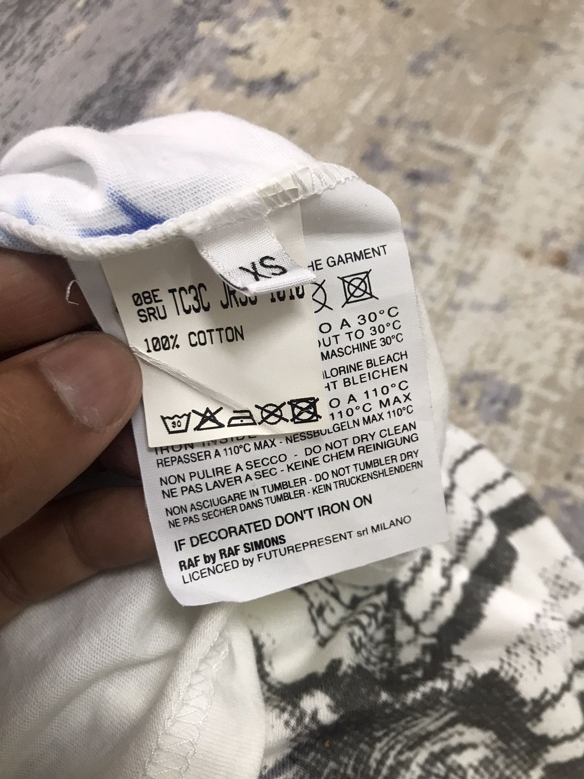 Designer × Raf Simons Raf simons Big Logo Art Over Print Shirts Size US S / EU 44-46 / 1 - 6 Thumbnail