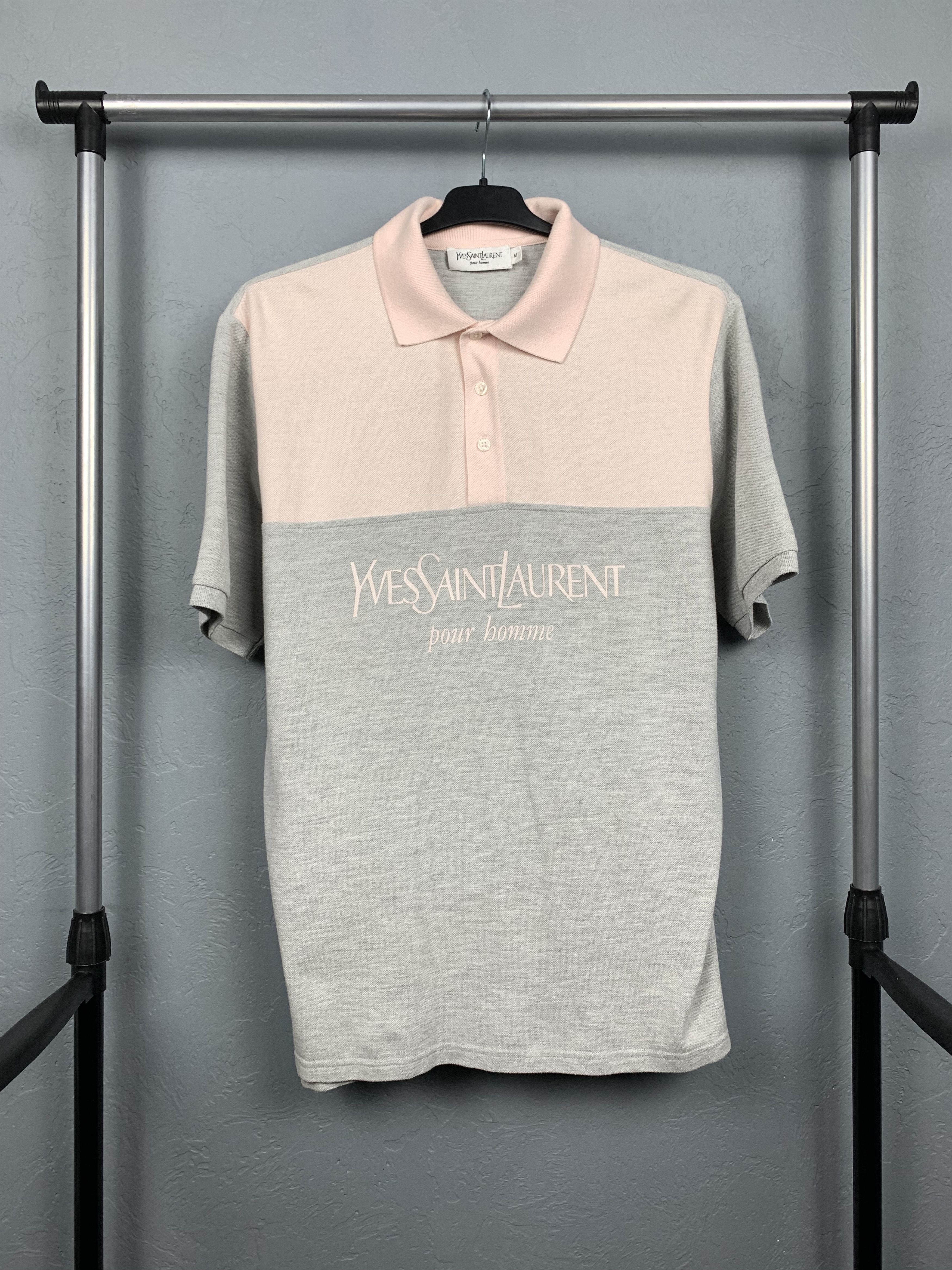 Yves Saint Laurent Yves Saint Laurent YSL Mens Polo Shirt Size US L / EU 52-54 / 3 - 1 Thumbnail