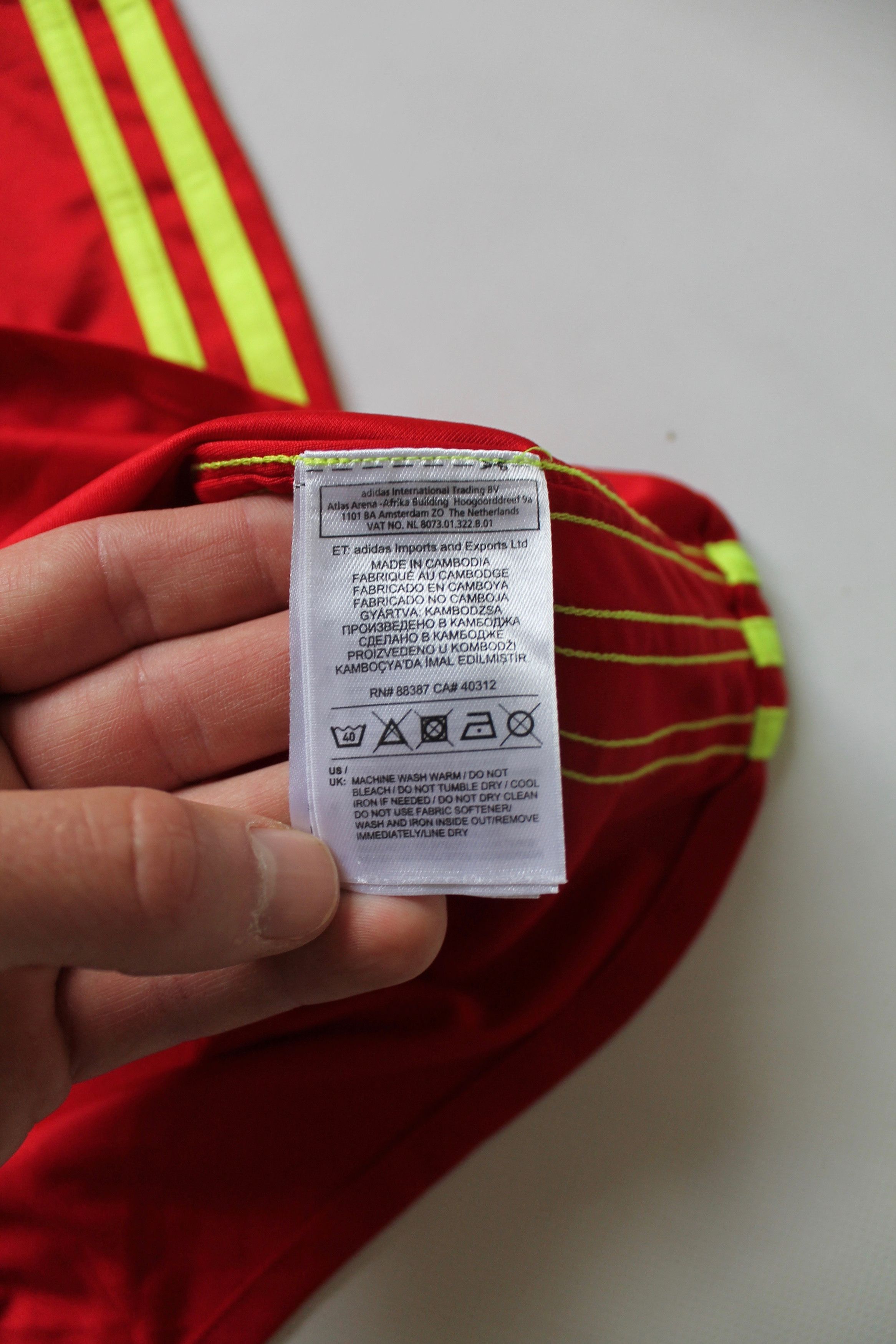 Adidas 2016 / 17 Belgium Team Home Jersey # 10 E. HAZARD Adidas Size US XL / EU 56 / 4 - 12 Thumbnail
