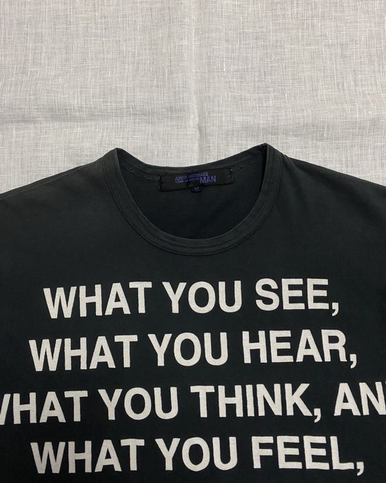 Junya Watanabe S/S 02 Junya Watanabe Poem T-Shirt | Grailed