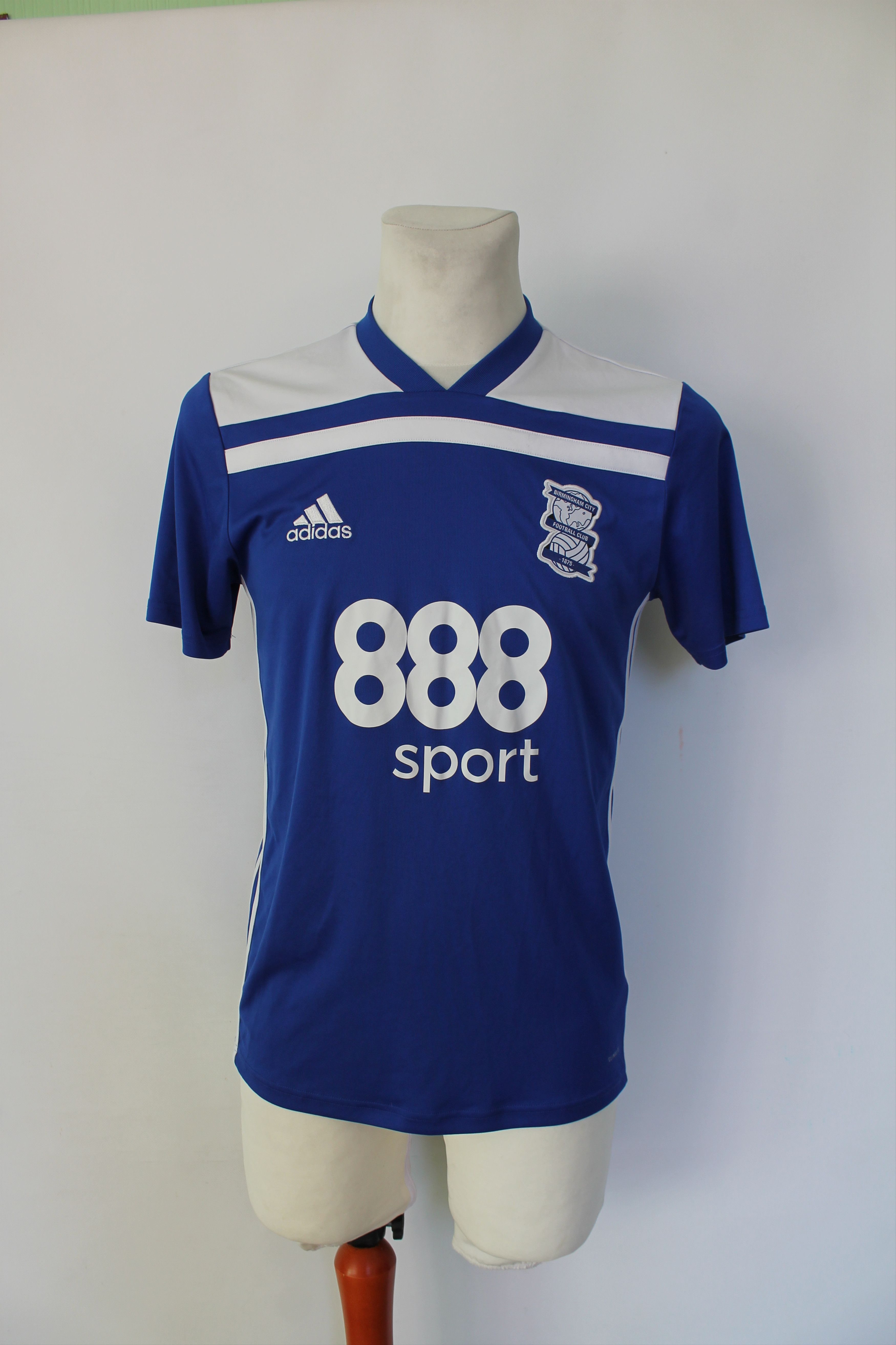 Adidas 2018 / 19 Birmingham City Adidas Home Soccer Jersey Shirt Size US S / EU 44-46 / 1 - 9 Thumbnail