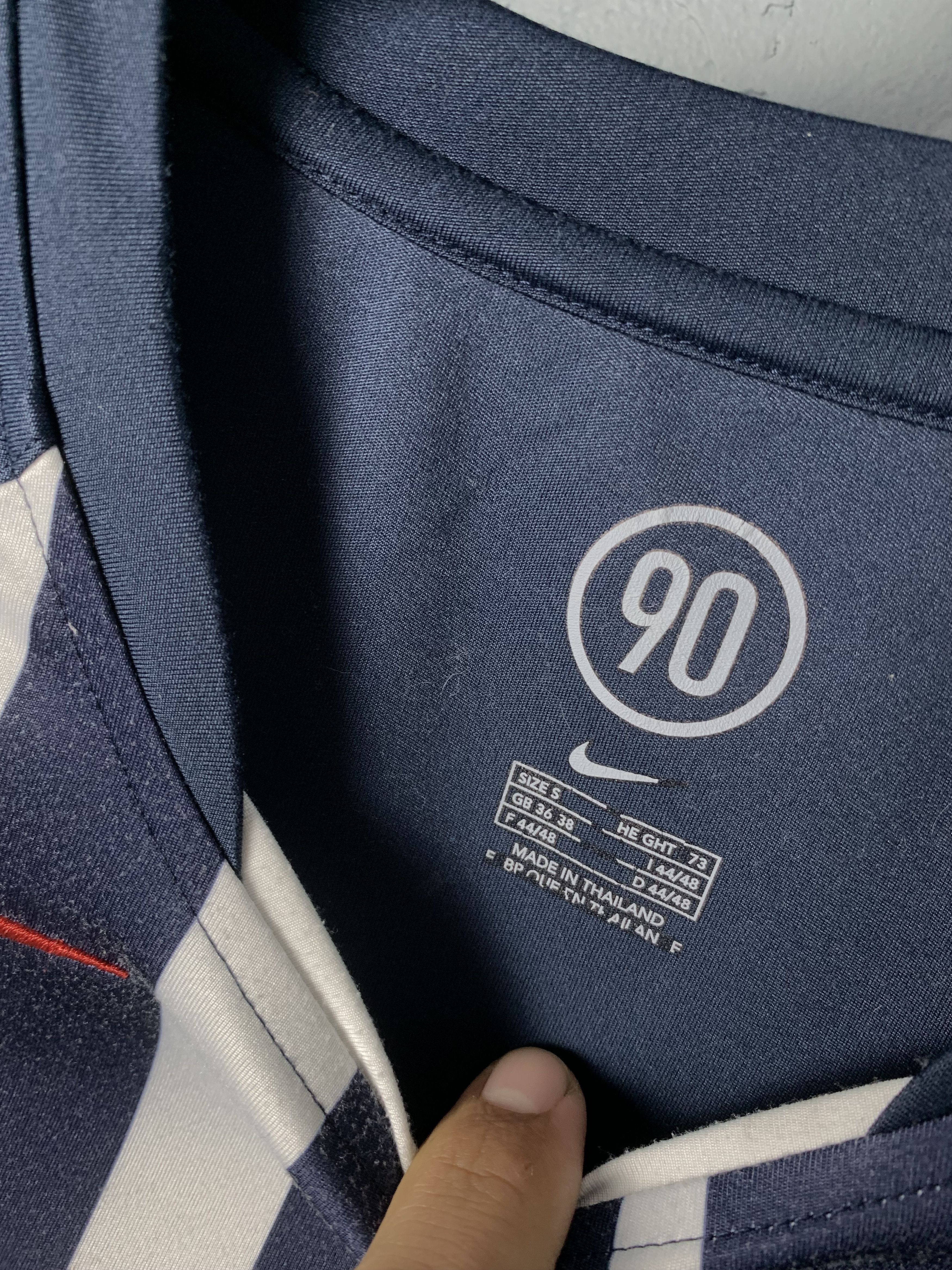Nike × Vintage Nike 90 Vintage Mens T-Shirt Tee Size US S / EU 44-46 / 1 - 3 Thumbnail