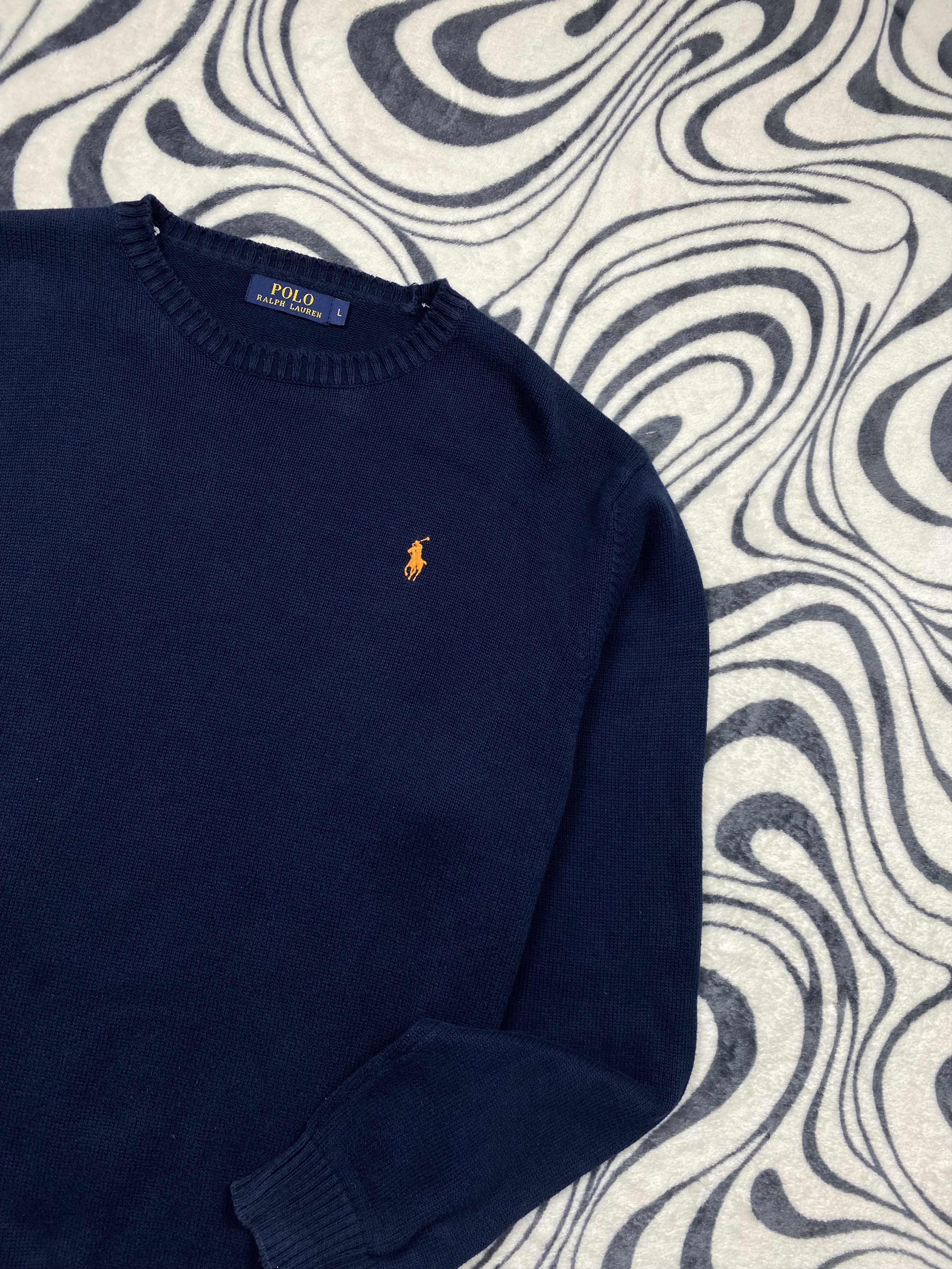 Polo Ralph Lauren × Ralph Lauren × Vintage Polo Ralph Lauren Mens Knit Sweater Knitwear Size US L / EU 52-54 / 3 - 2 Thumbnail