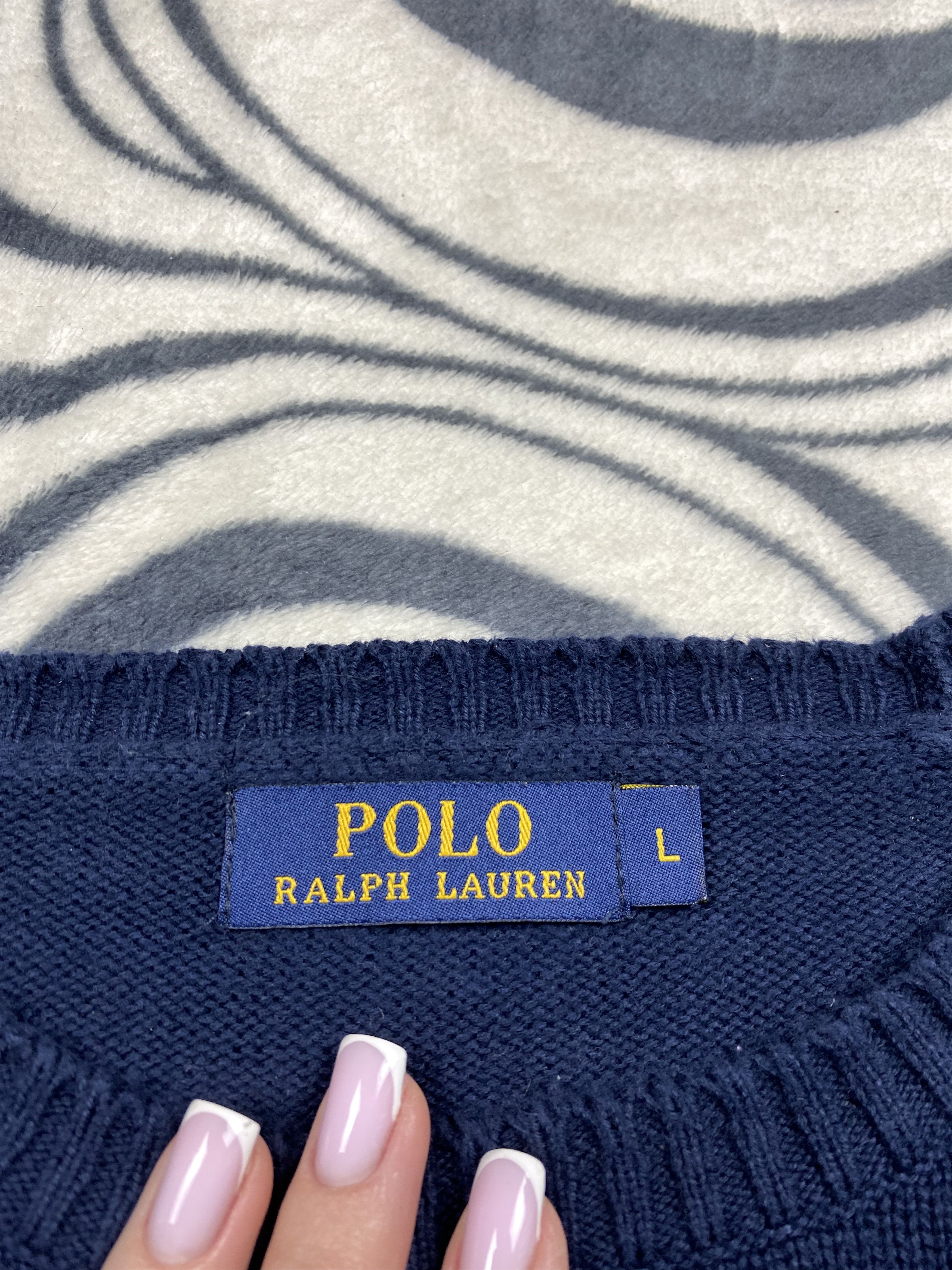 Polo Ralph Lauren × Ralph Lauren × Vintage Polo Ralph Lauren Mens Knit Sweater Knitwear Size US L / EU 52-54 / 3 - 4 Thumbnail