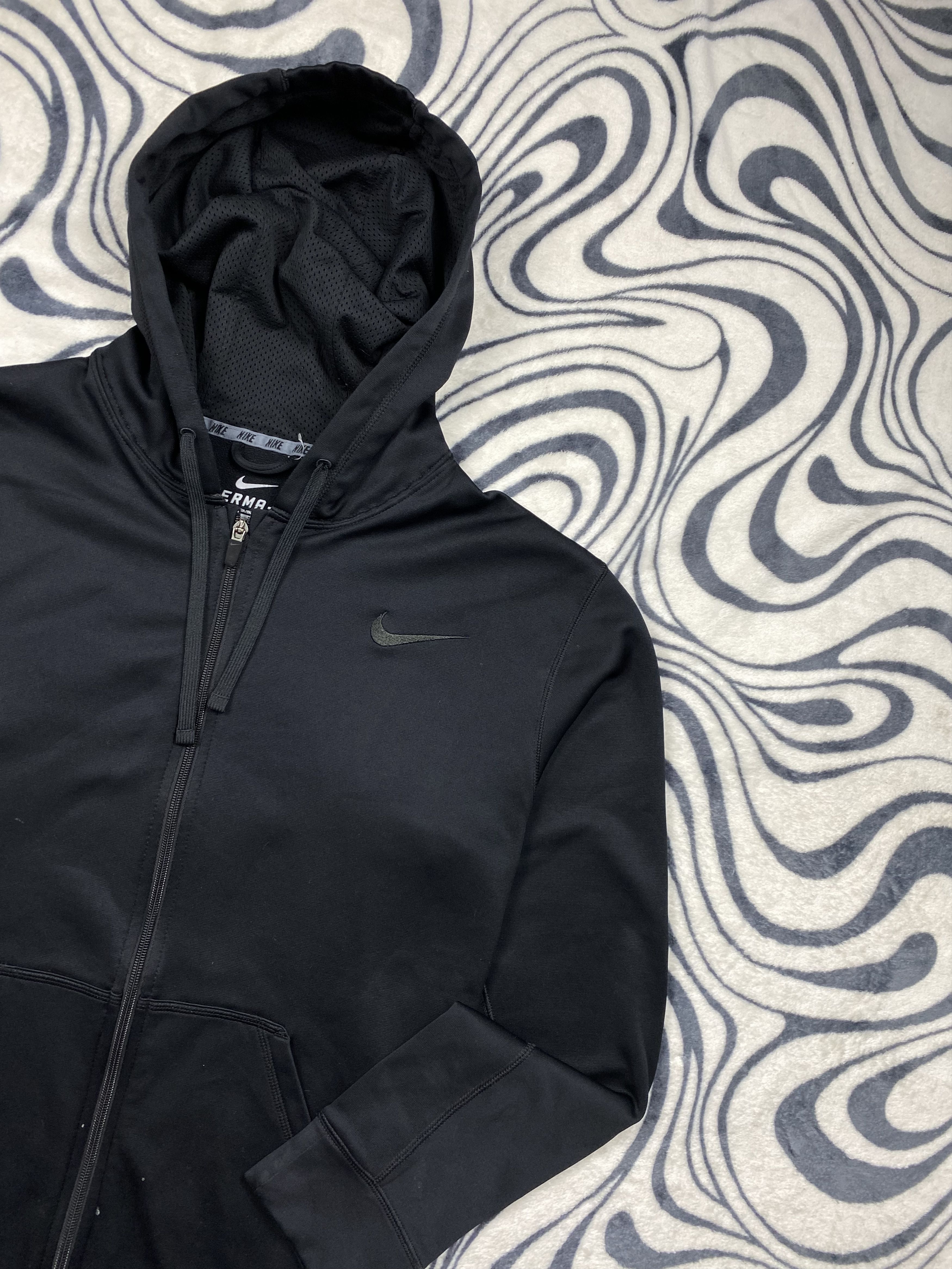 Nike Nike Vintage Mens Hoodie Therma Fit Y2K Drill Size US XL / EU 56 / 4 - 2 Thumbnail