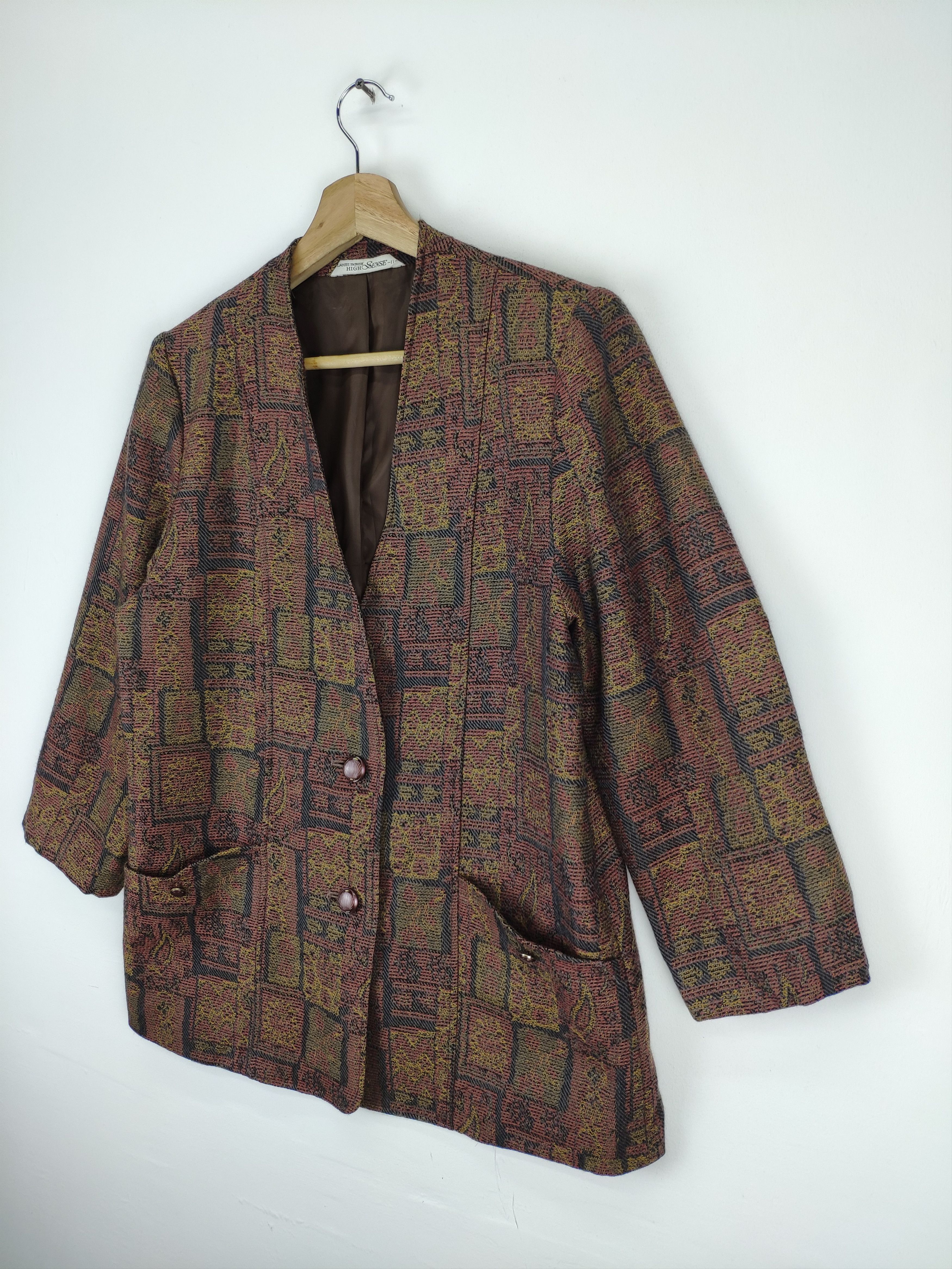 Japanese Brand × Vintage Vintage Wool Blazer Kapital Boro Style Size M / US 6-8 / IT 42-44 - 6 Thumbnail