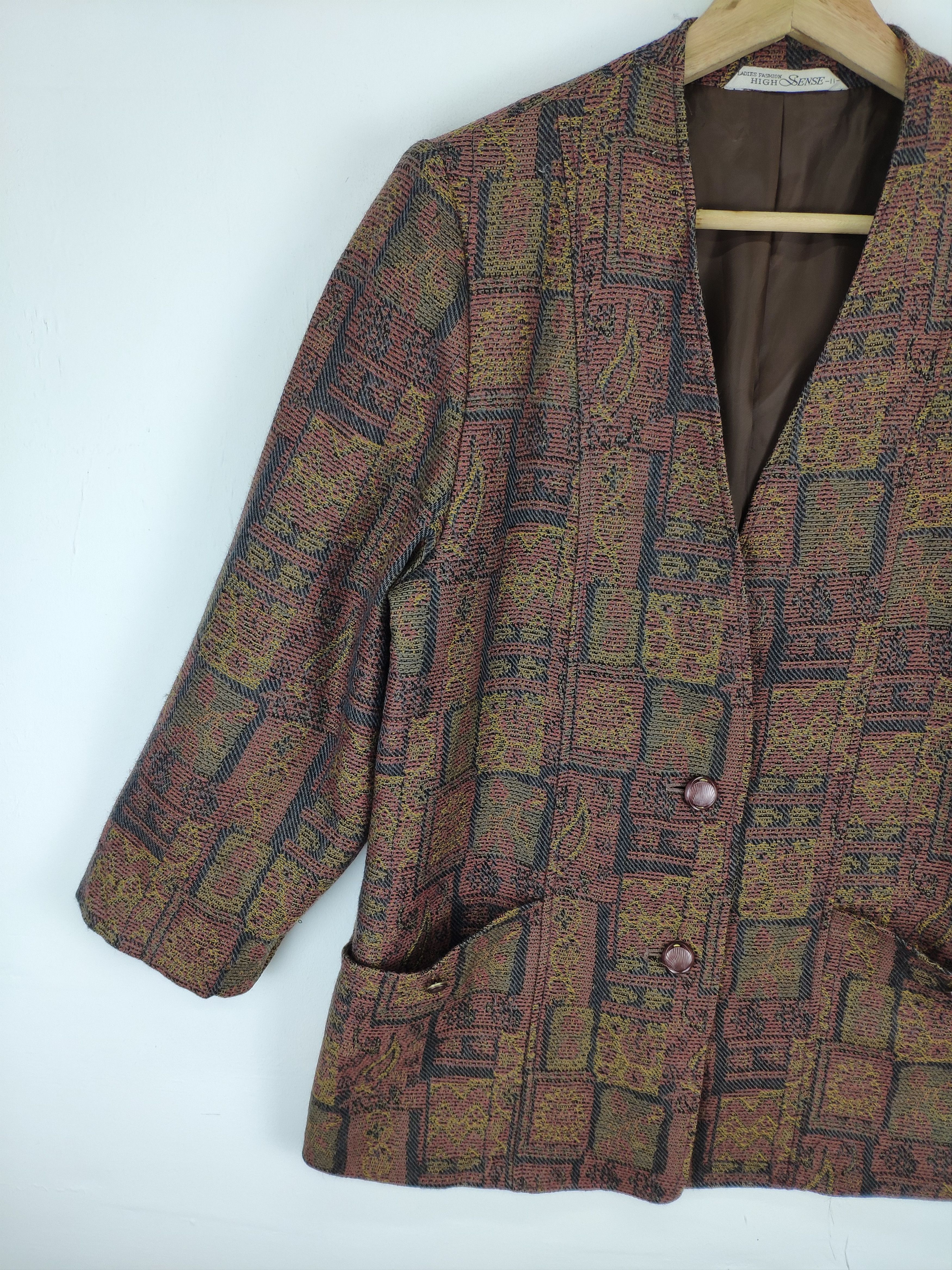 Japanese Brand × Vintage Vintage Wool Blazer Kapital Boro Style Size M / US 6-8 / IT 42-44 - 10 Thumbnail