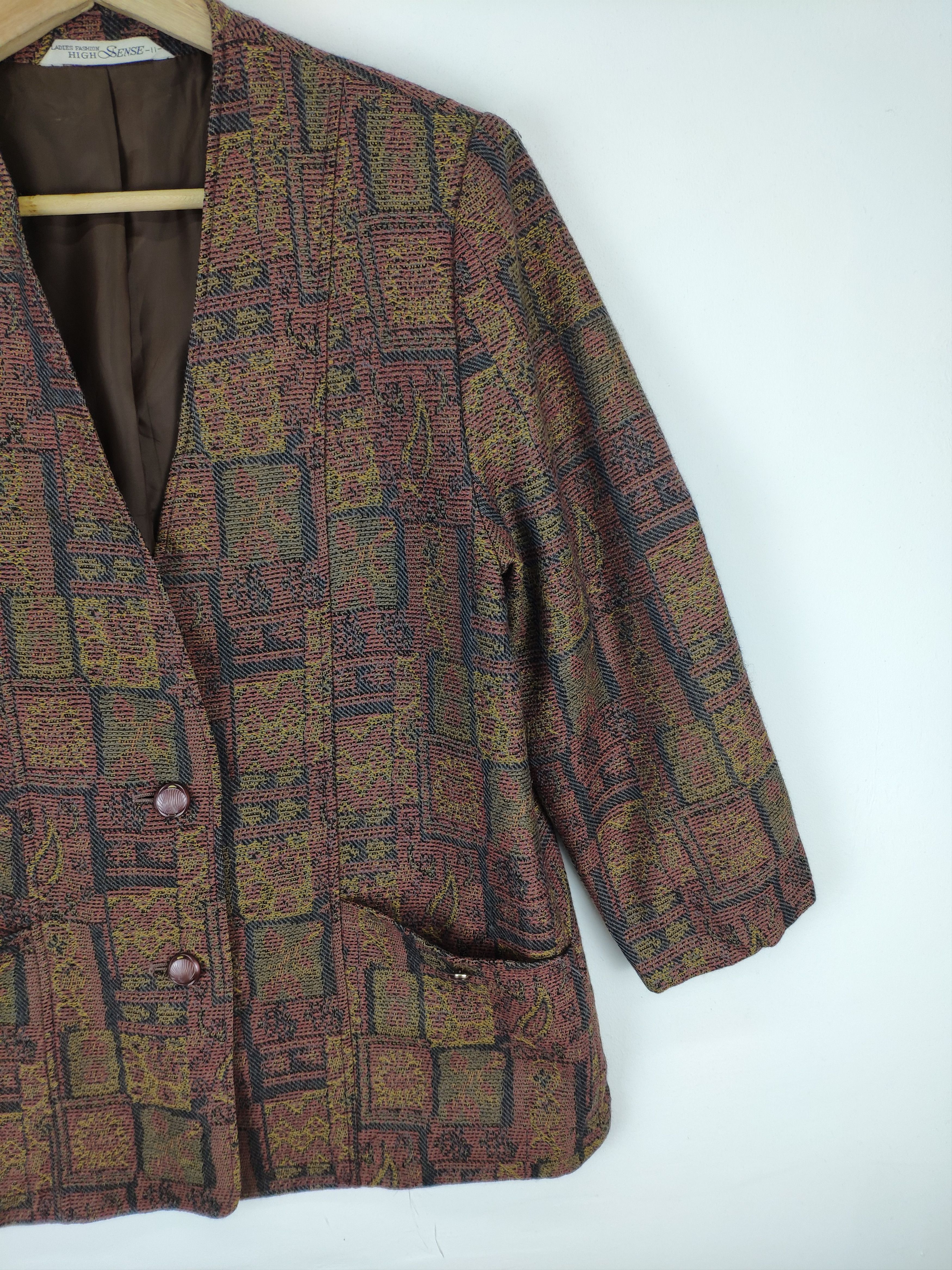 Japanese Brand × Vintage Vintage Wool Blazer Kapital Boro Style Size M / US 6-8 / IT 42-44 - 11 Thumbnail