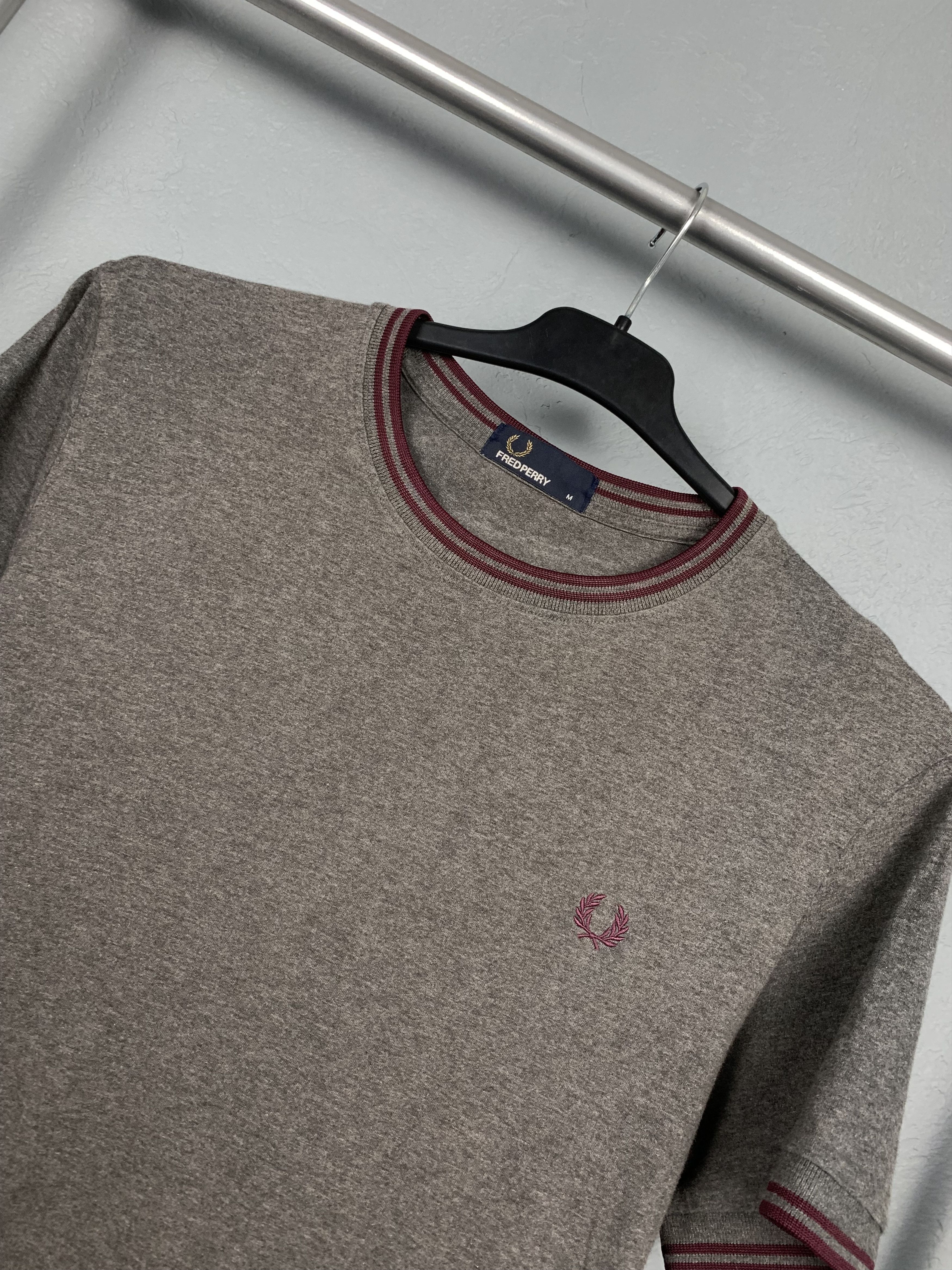 Fred Perry × Vintage Fred Perry Vintage Mens Crew Neck T-Shirt Tee Size US M / EU 48-50 / 2 - 2 Thumbnail