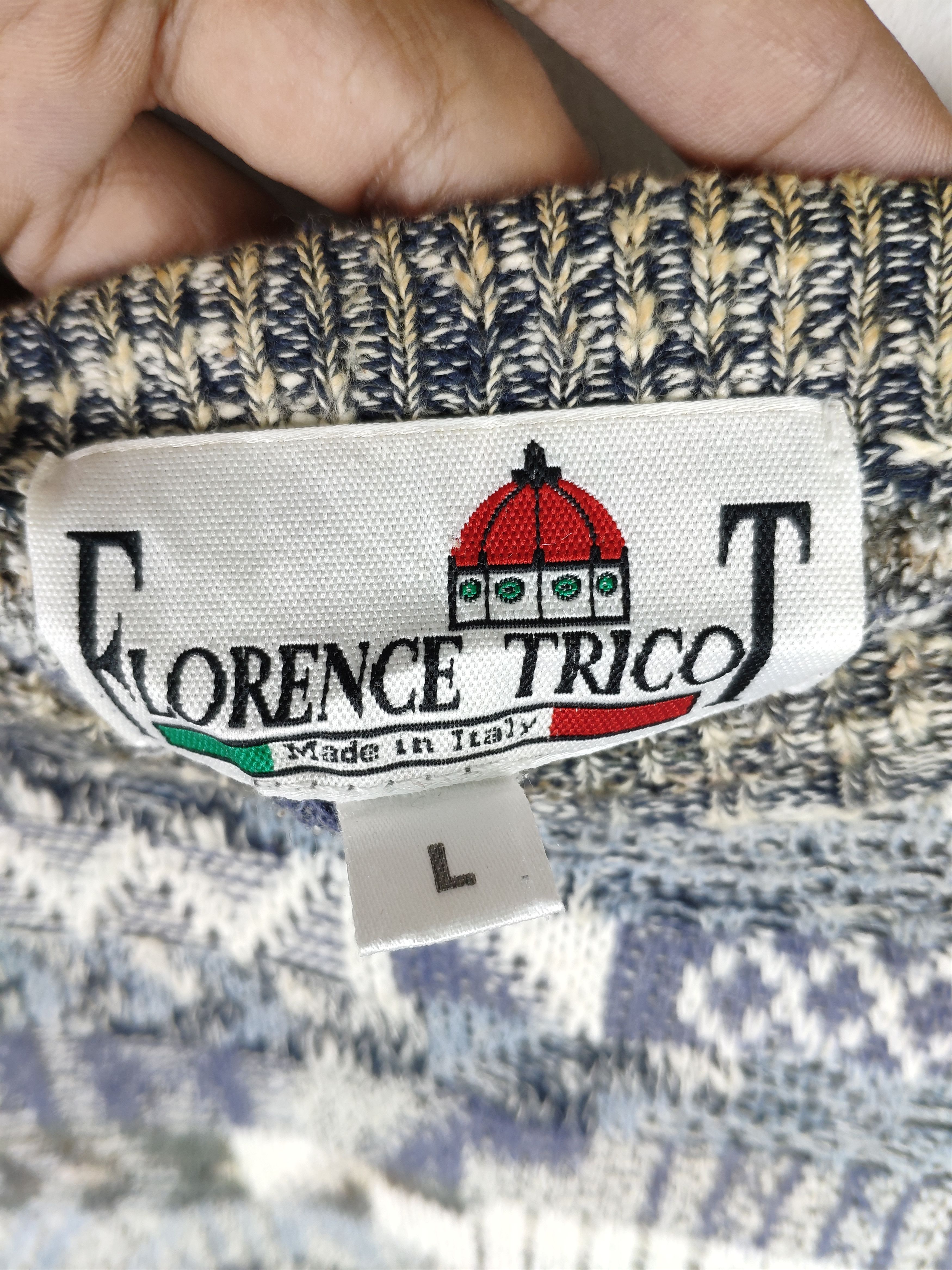 Aran Isles Knitwear × Coogi × Vintage Vintage Knit Sweater COOGI Inspired Style Florence Tricot Size US M / EU 48-50 / 2 - 5 Thumbnail