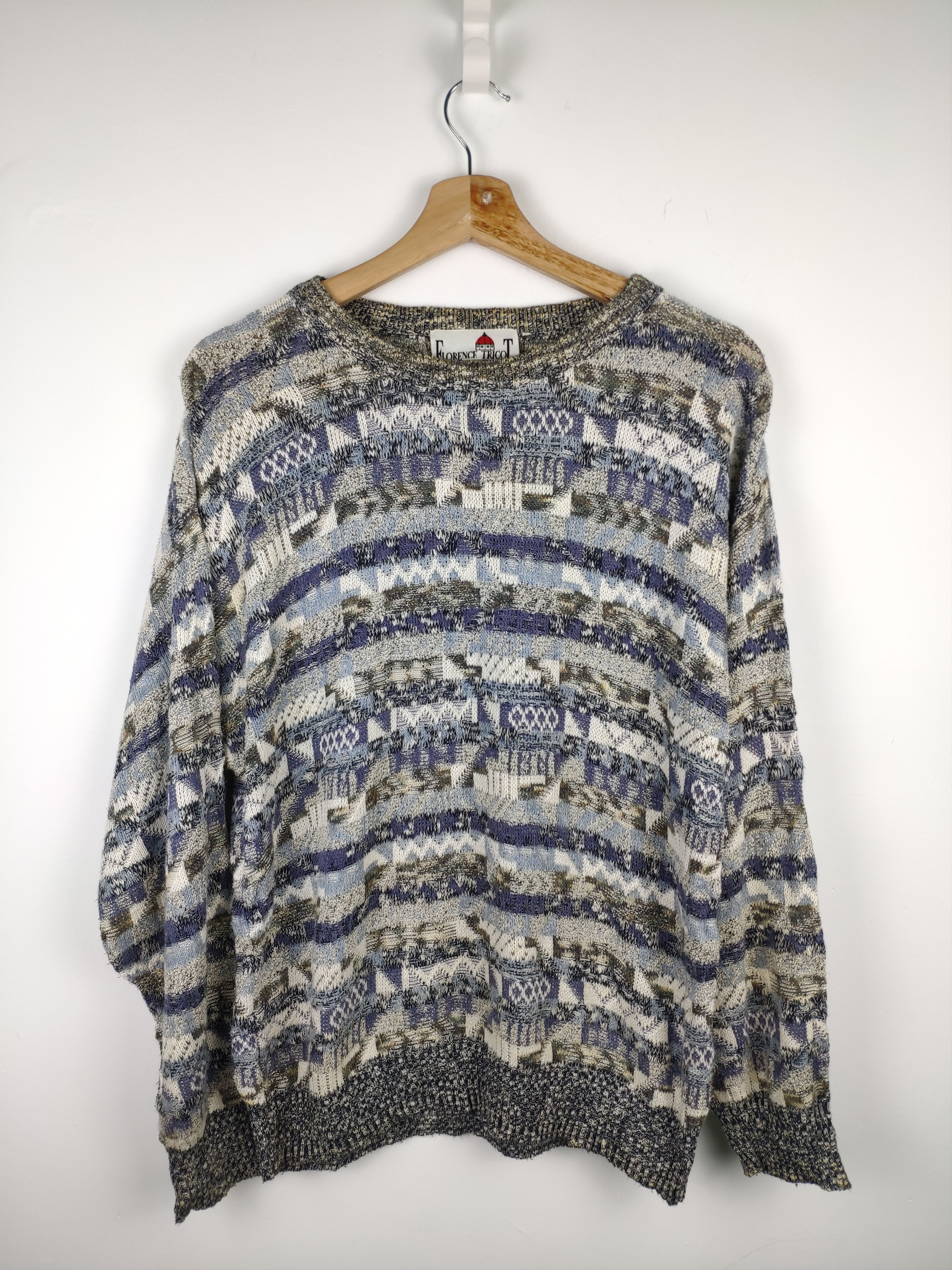 Vintage Knit Sweater COOGI Inspired Style Florence Tricot