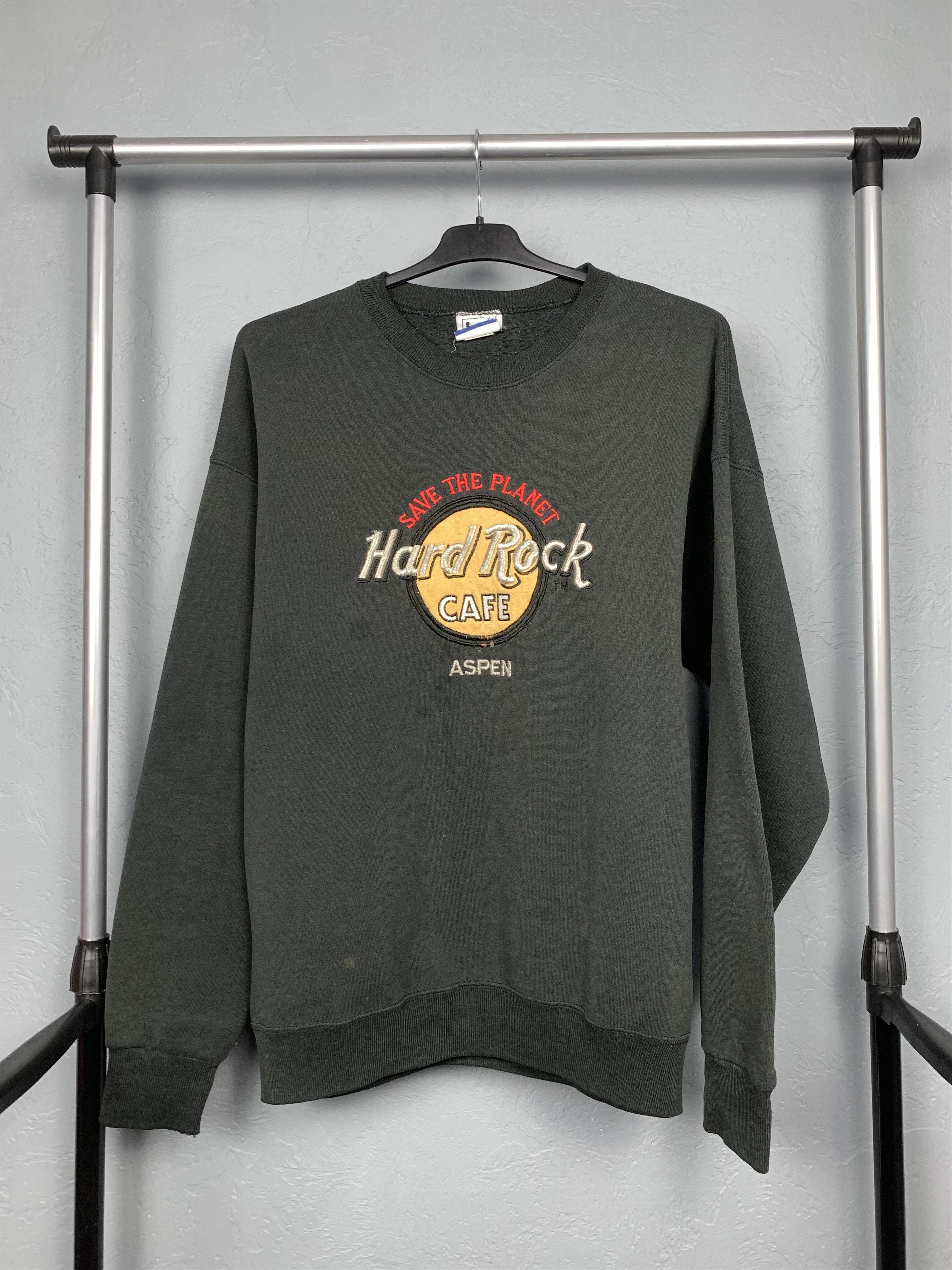 Hard Rock Cafe × Lee × Vintage Lee Hard Rock Cafe Aspen Vintage Mens Sweatshirt Size US XL / EU 56 / 4 - 1 Thumbnail